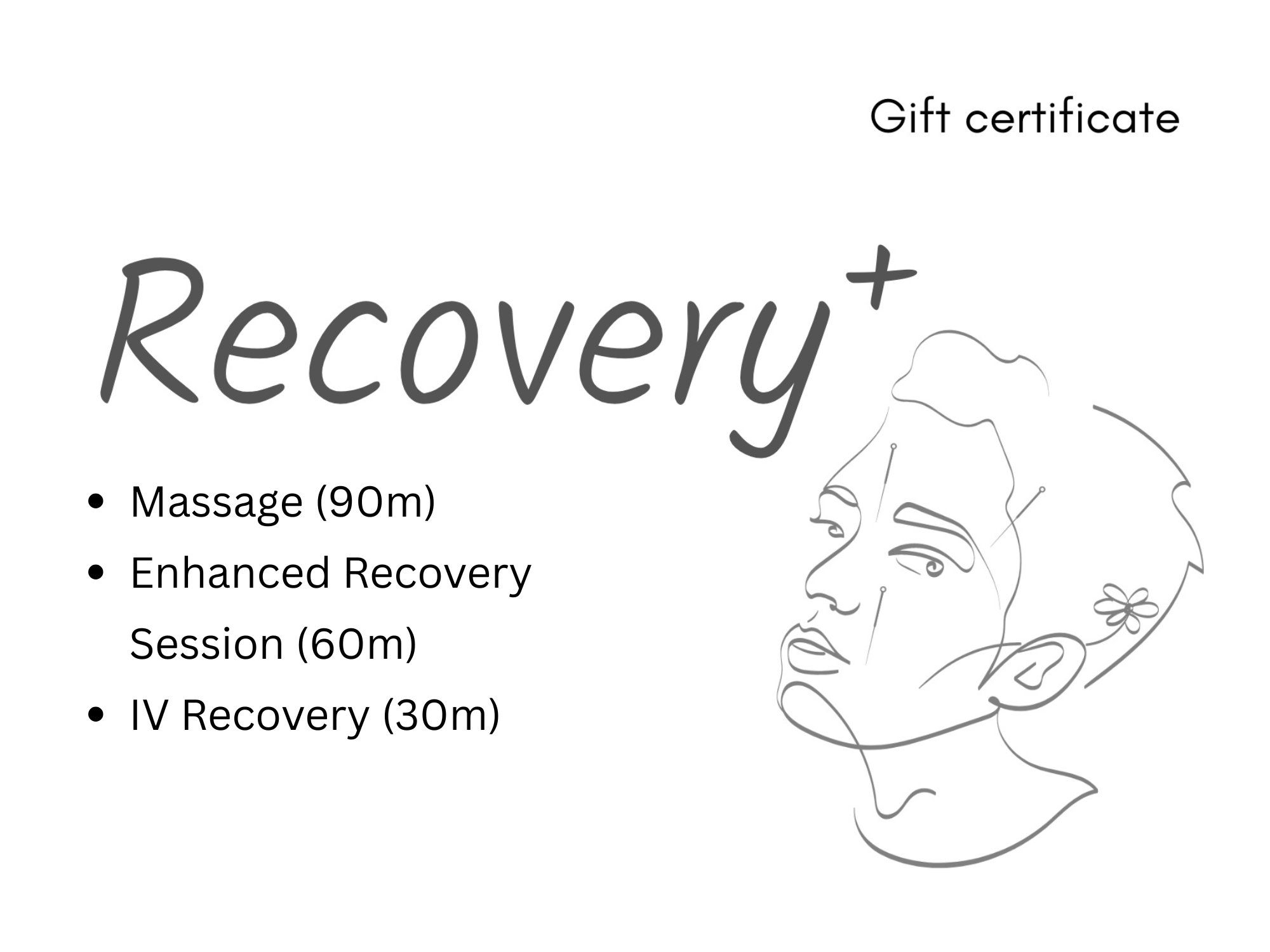 Recovery Gift Certificate