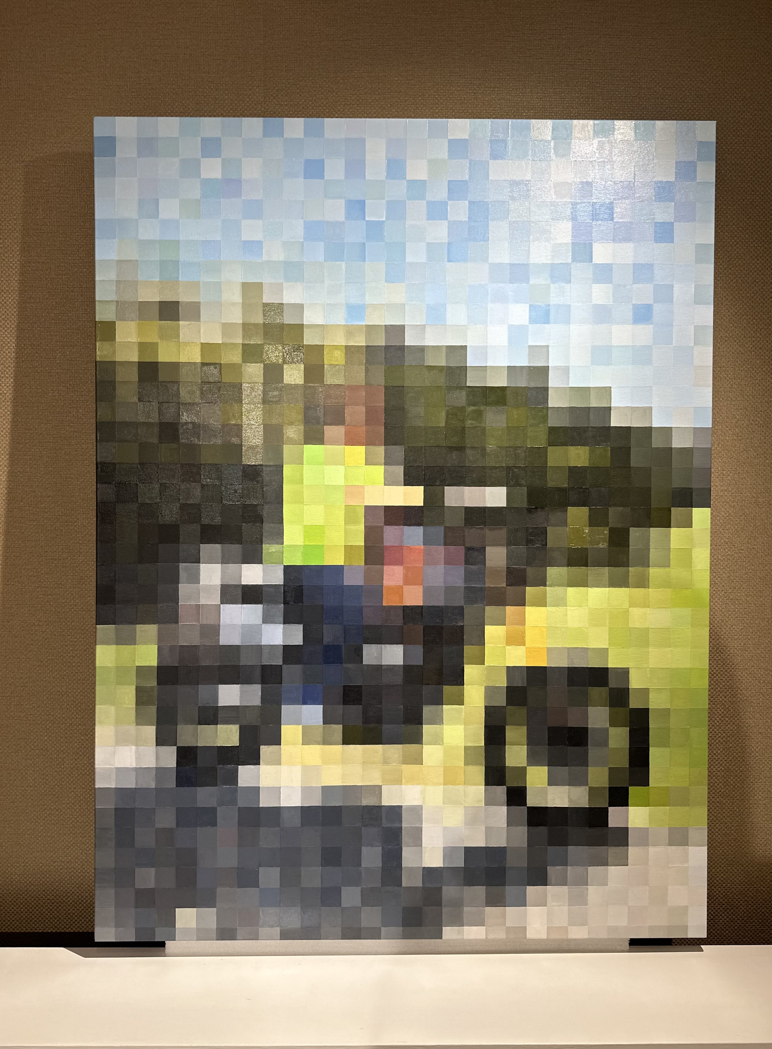 In my Dreams 2 (Ryan on the Motorbike), 2023, Oil on Canvas, 91 x 122cm