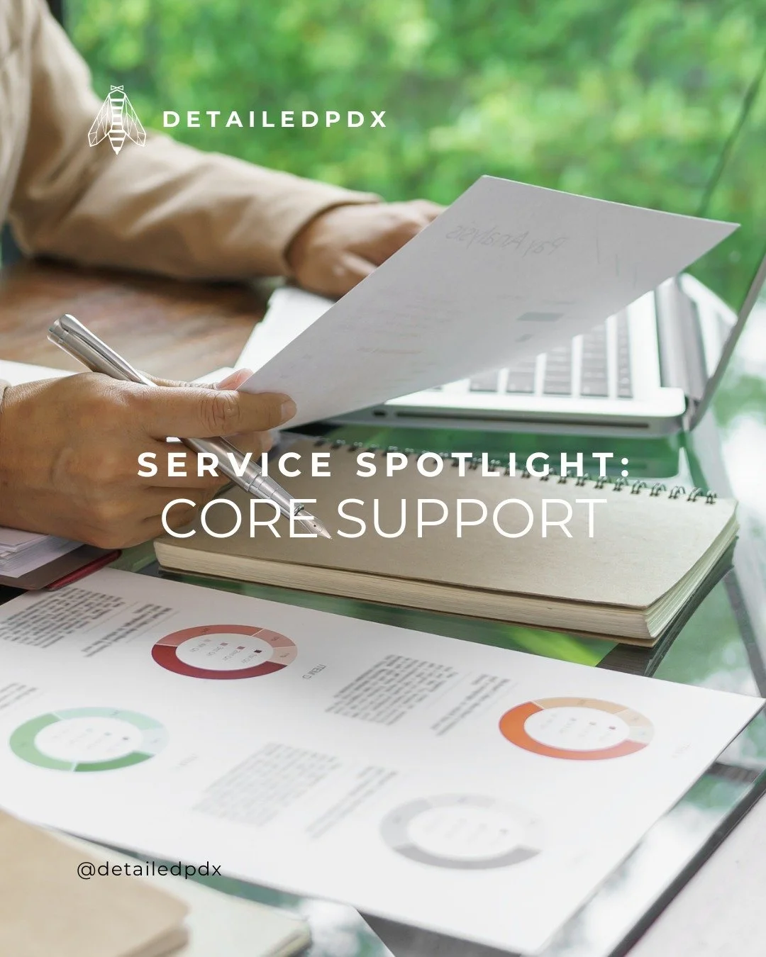 Service Spotlight: Core Support

We're ready to help with:
✔ Executive &amp; Virtual Assistance
✔ Personal Assisting
✔ Inbox &amp; Calendar Management
✔ Client Onboarding + Management
✔ Meeting &amp; Project Support
✔ Systems &amp; Workflow Implement