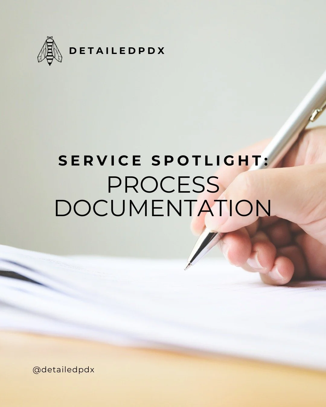 Service Spotlight: Process Documentation

We're ready to help with:
✔ Business Process Analysis &amp; Mapping
✔ Workflow Optimization &amp; Automation
✔ Process Documentation &amp; SOP Creation
✔ Internal Training &amp; Knowledge Management 
✔ Proces