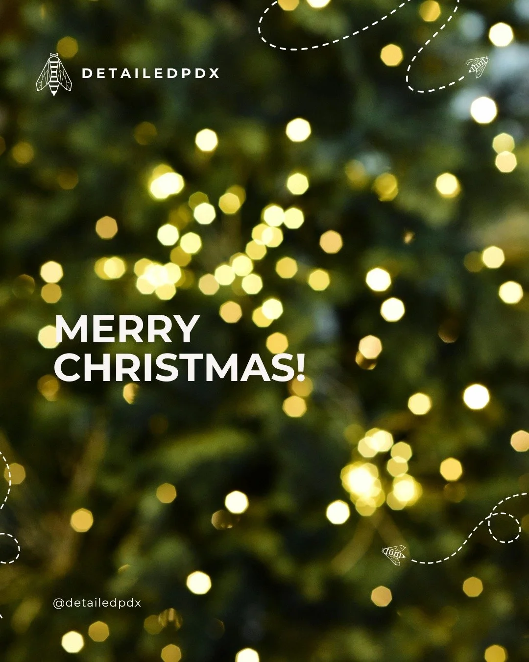 Merry Christmas from #DetailedPDX!

May your season be merry and bright!

#MerryChristmas #SmallBusiness #DetailedPDX