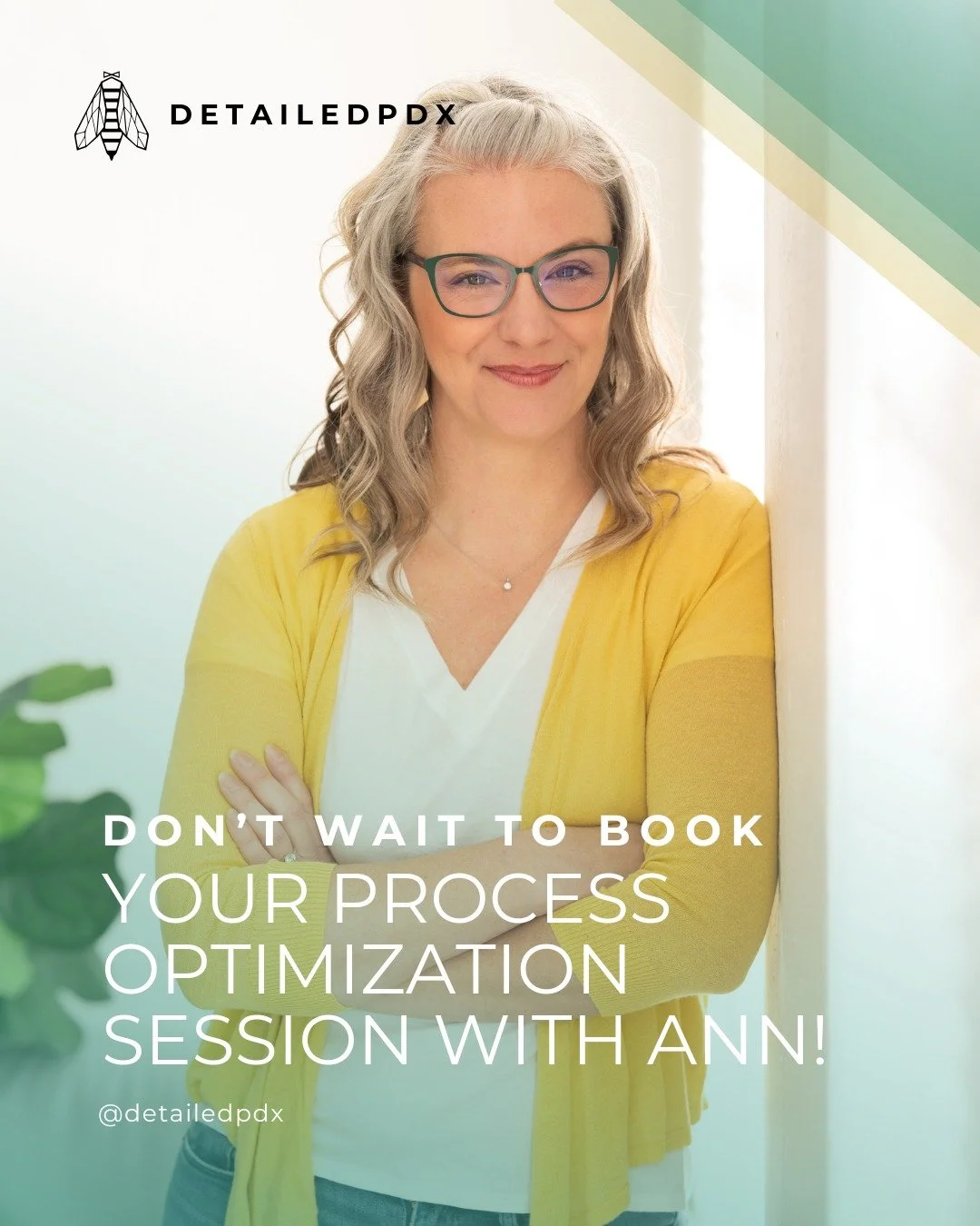 Did you know that you can book an appointment with our Director of Operations + Process Optimization, Ann Miller? 

In a 45-minute virtual session, Ann will show how Detailed PDX&rsquo;s process solutions can refine operations, boost efficiency, and 