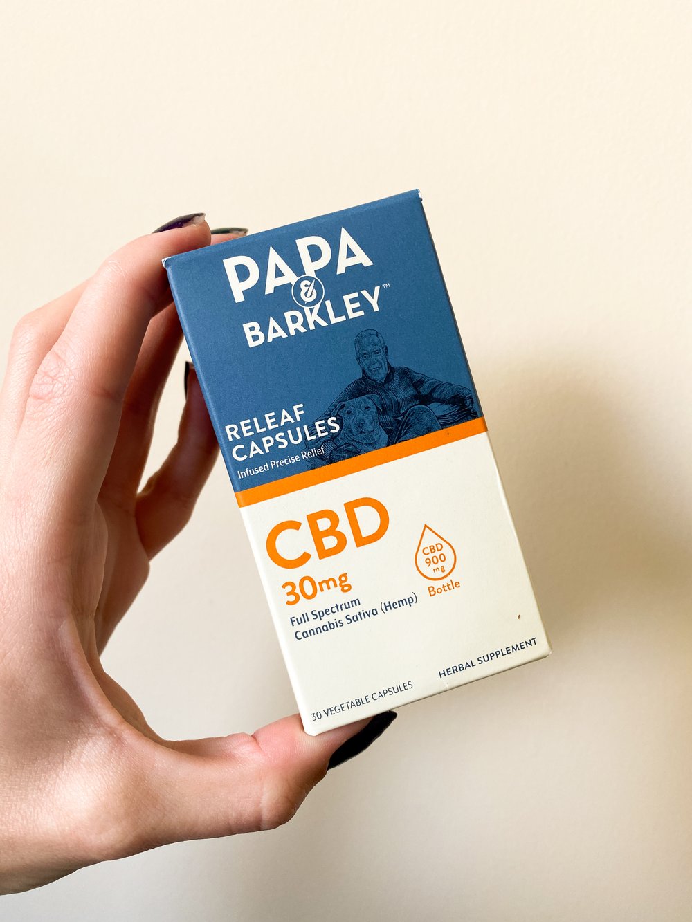 Papa &amp; Barkley CBD 30mg releaf capsules