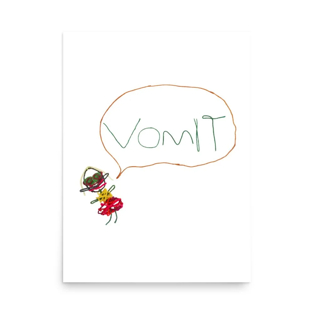 Vomit Artist Print