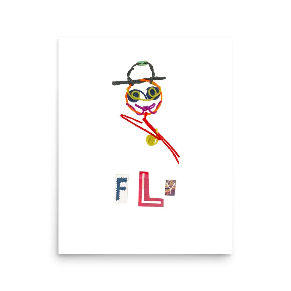 Fly artist print on museum quality paper