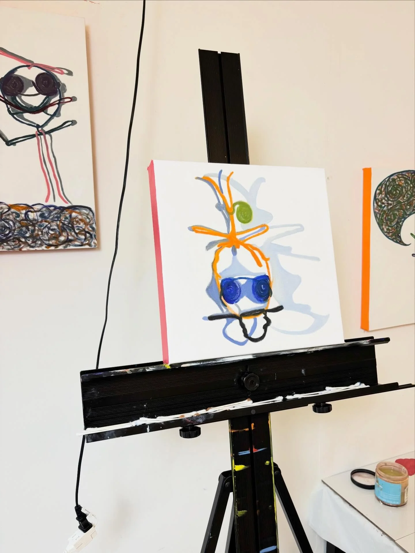 That moment when I wish I was ambidextrous&hellip;!!! #contemporaryart #contemporarypainting #oilpaintingartist #artist #marijaeartist