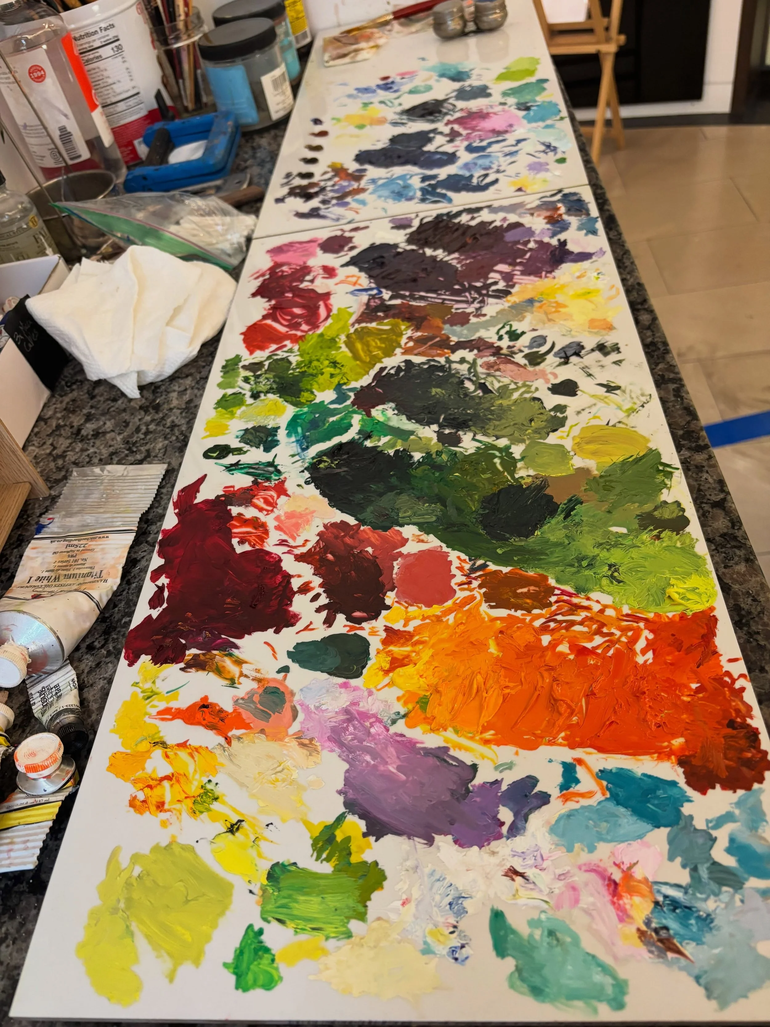 Panache, perspective, (don&rsquo;t) patronize&hellip;finished painting coming soon!!!
#marijaeartist #narrativepainting #contemporaryart #contemporarypainting #art