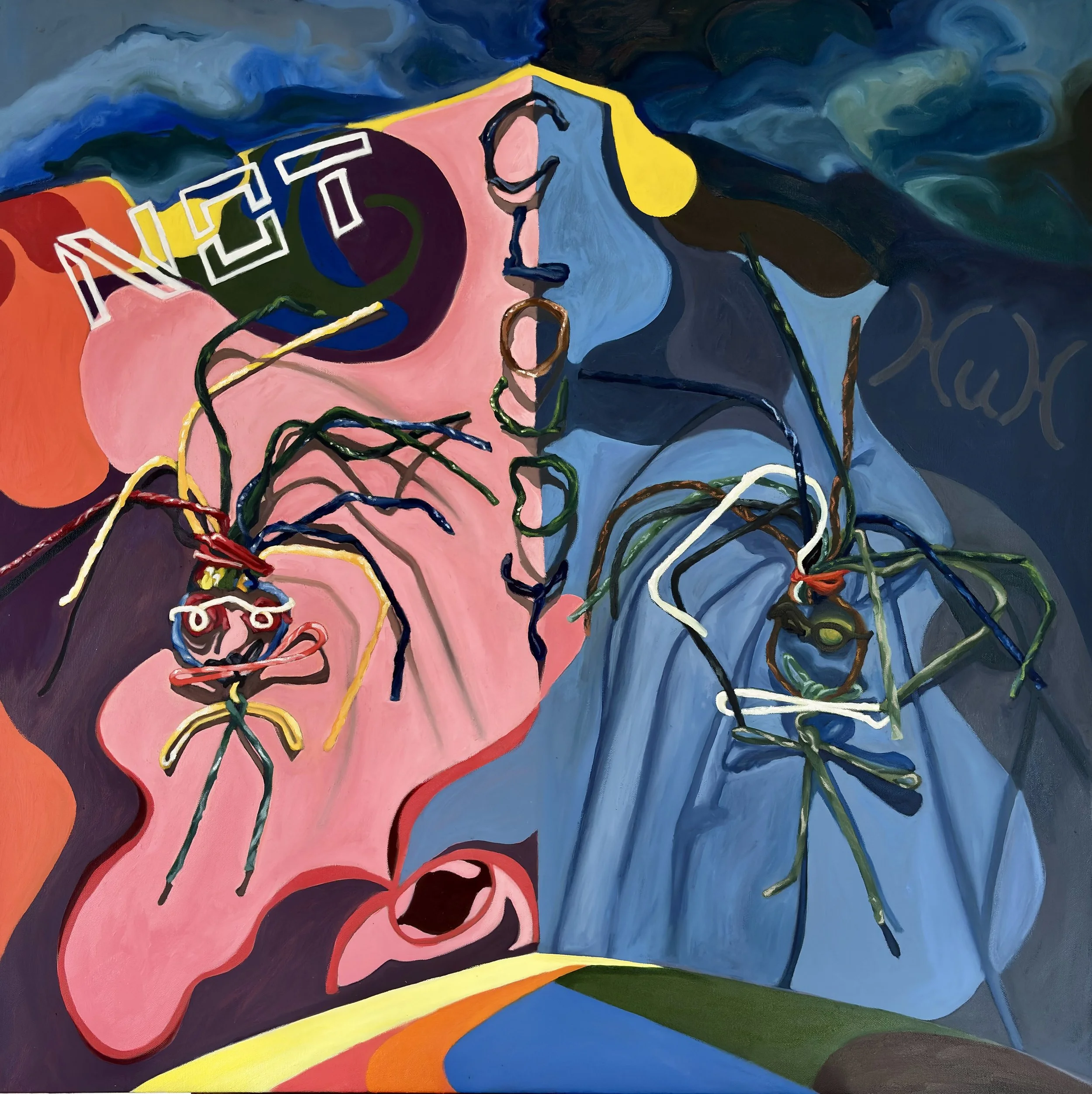 (Not) Cloudy - Original oil painting by Mari Jae 2025