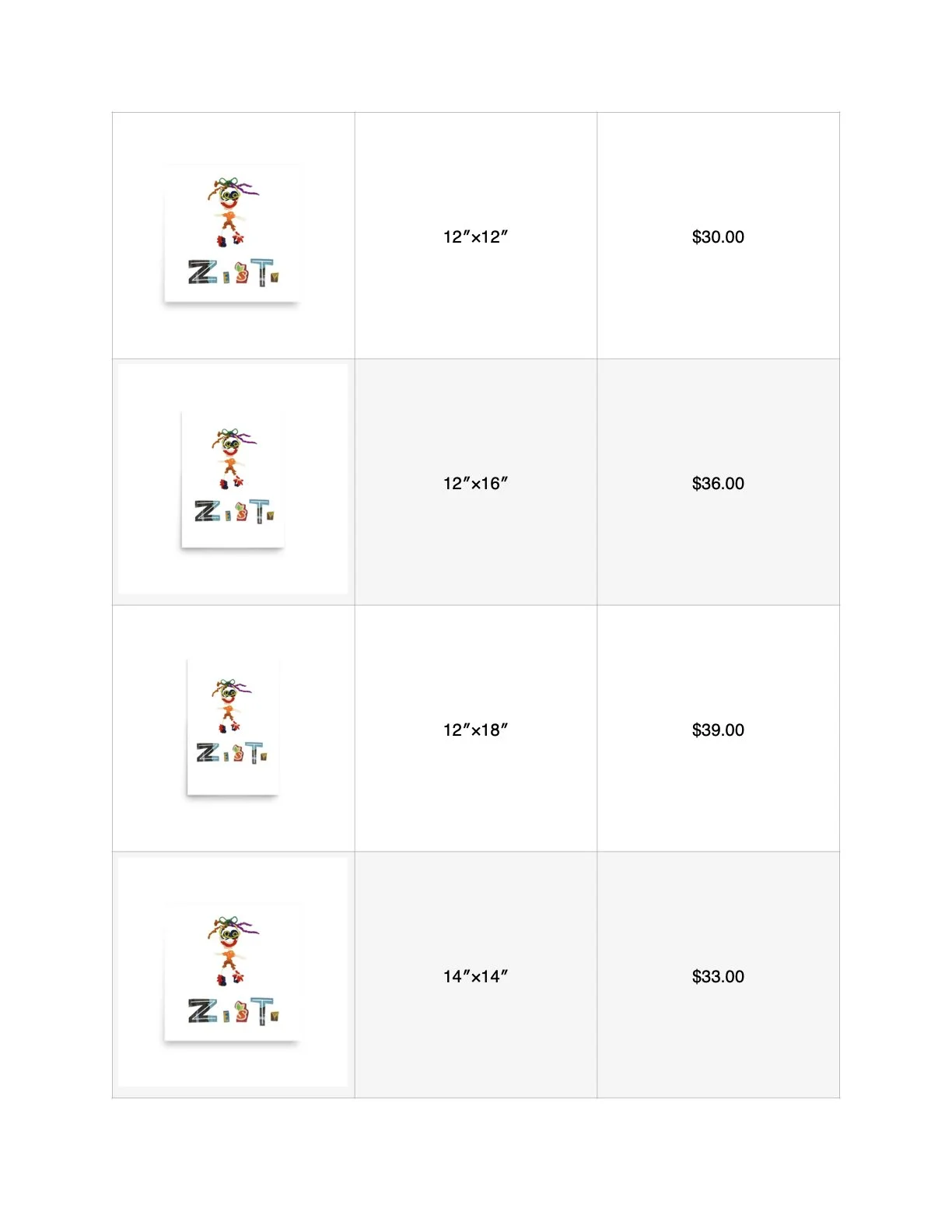 Zesty Prints size:price grid.2.jpeg
