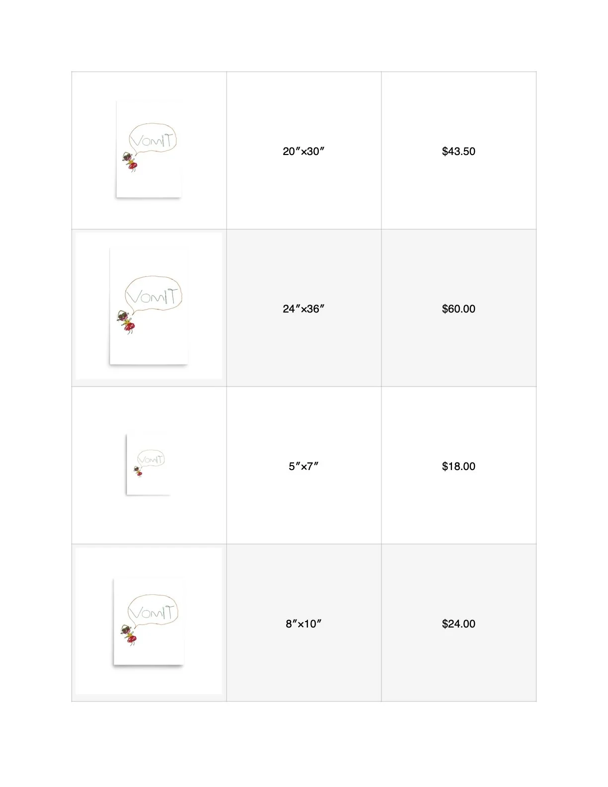 Vomit Prints size:price grid.4.jpeg