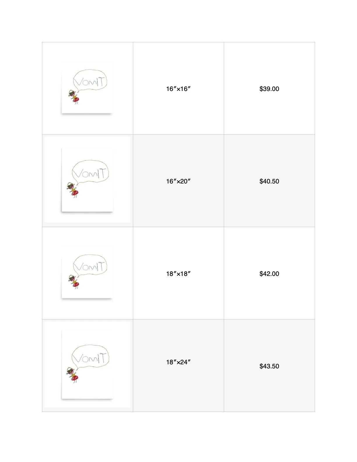 Vomit Prints size:price grid.3.jpeg