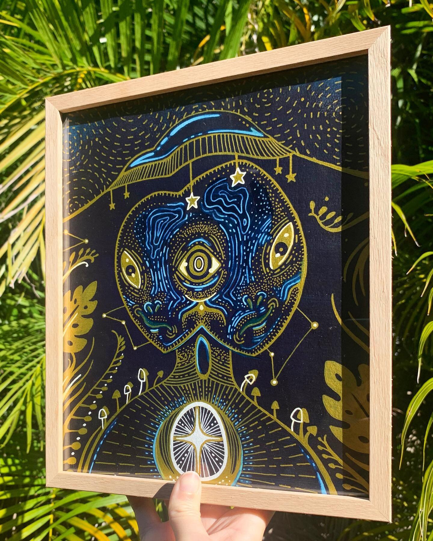 Effective balance brings forward inner peace
🤍

This acrylic mixed media painting is up for vibe sharing at @plantloveicecream! Balance yourself - Get yourself a sweet treat and check out everything they have in their store. From amazing ice cream t