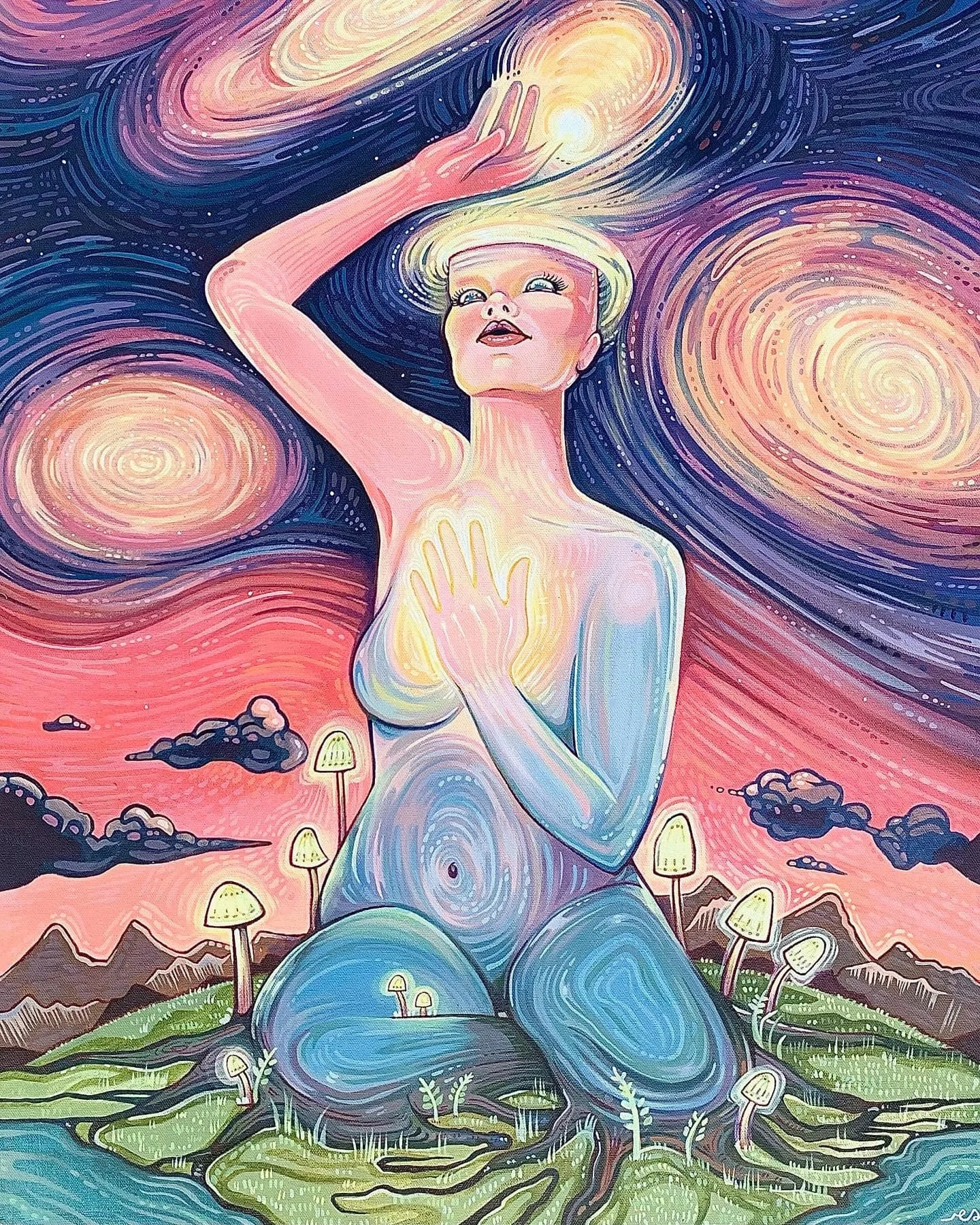 Connected -  24 x 36