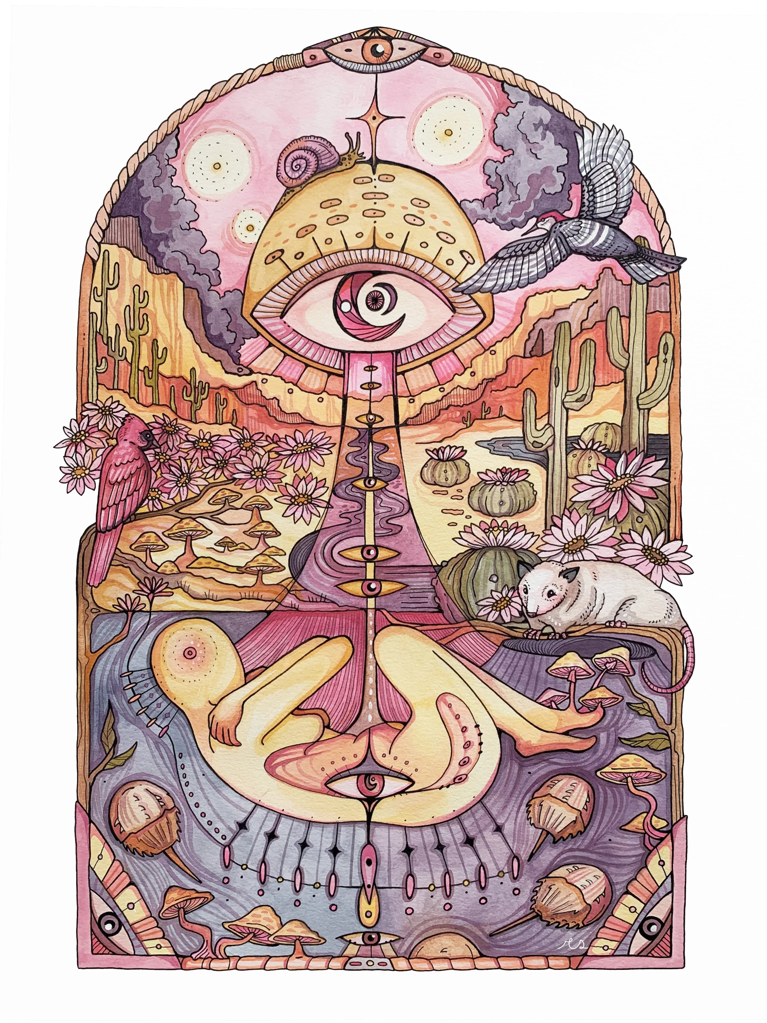 UniversALL - Framed 18 x 24
