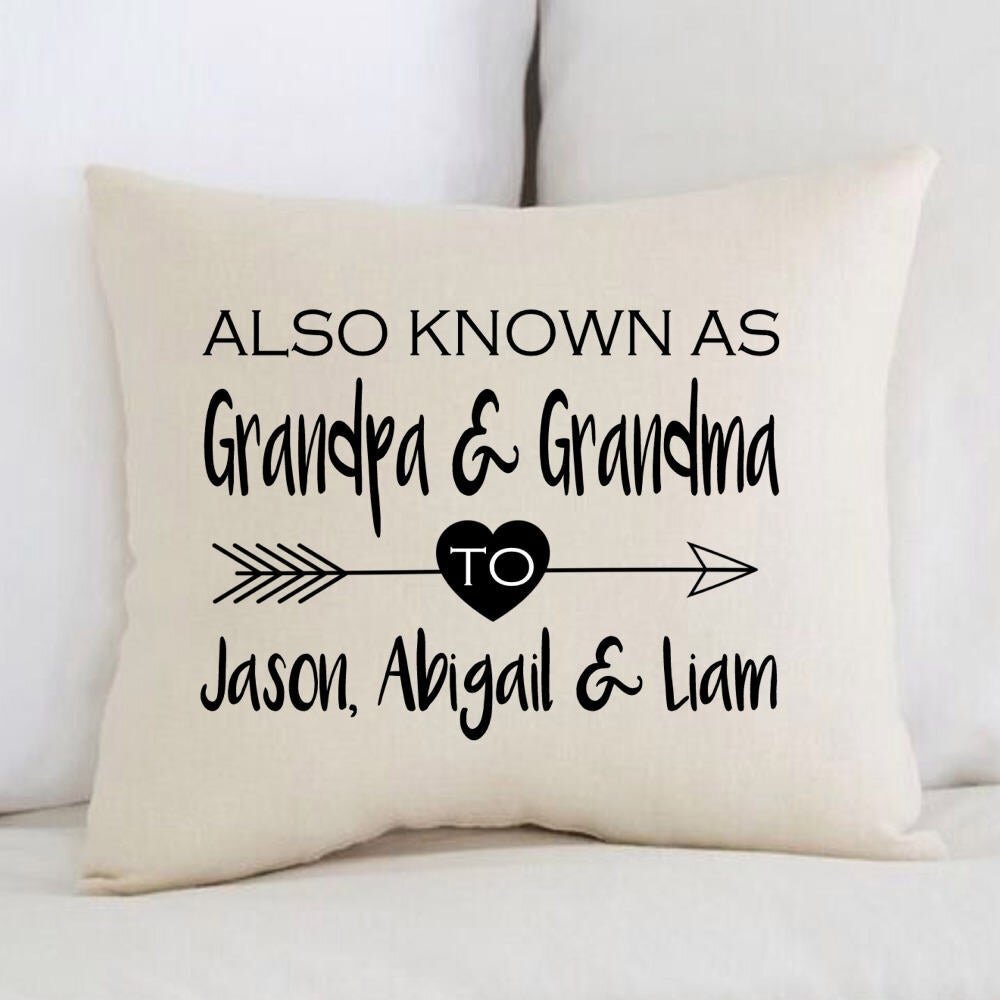Personalized Baby Pillow - Grandparents & Grandchildren — Bellingham Baby  Company | Unique and Personalized Baby Gifts