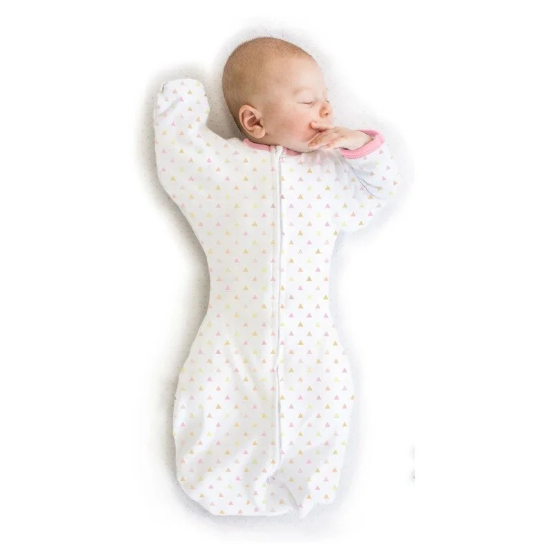 Transitional Swaddle Sack Arms Up 1/2Length Sleeves & Mitten Cuffs