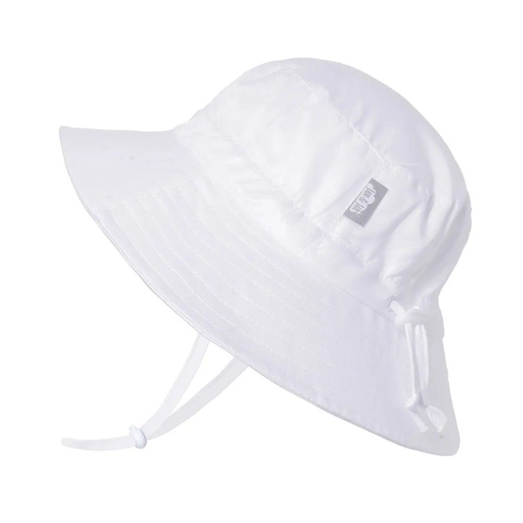 White Cotton Bucket Hat — Bellingham Baby Company | Unique and Personalized Baby Gifts