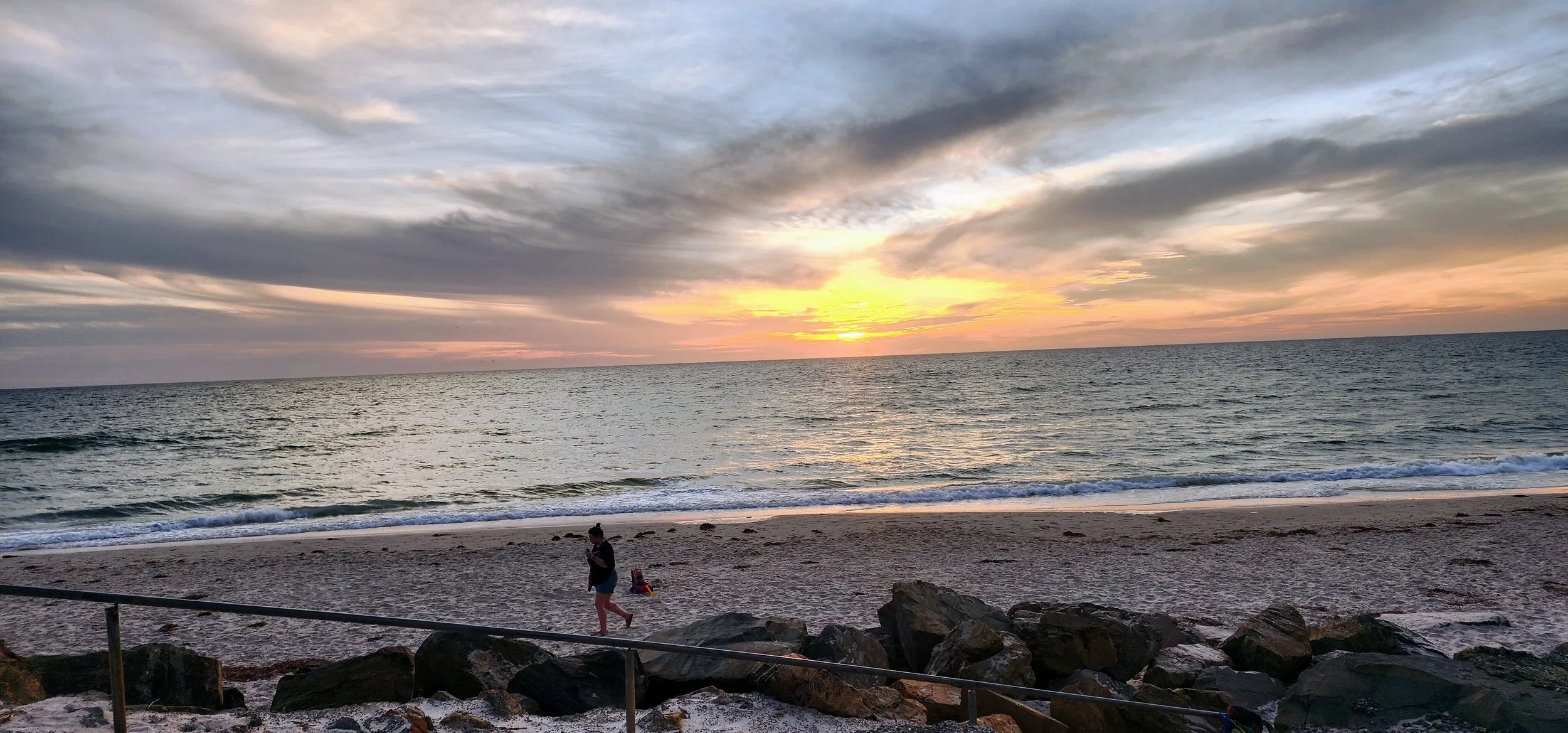 Sunset over the gulf