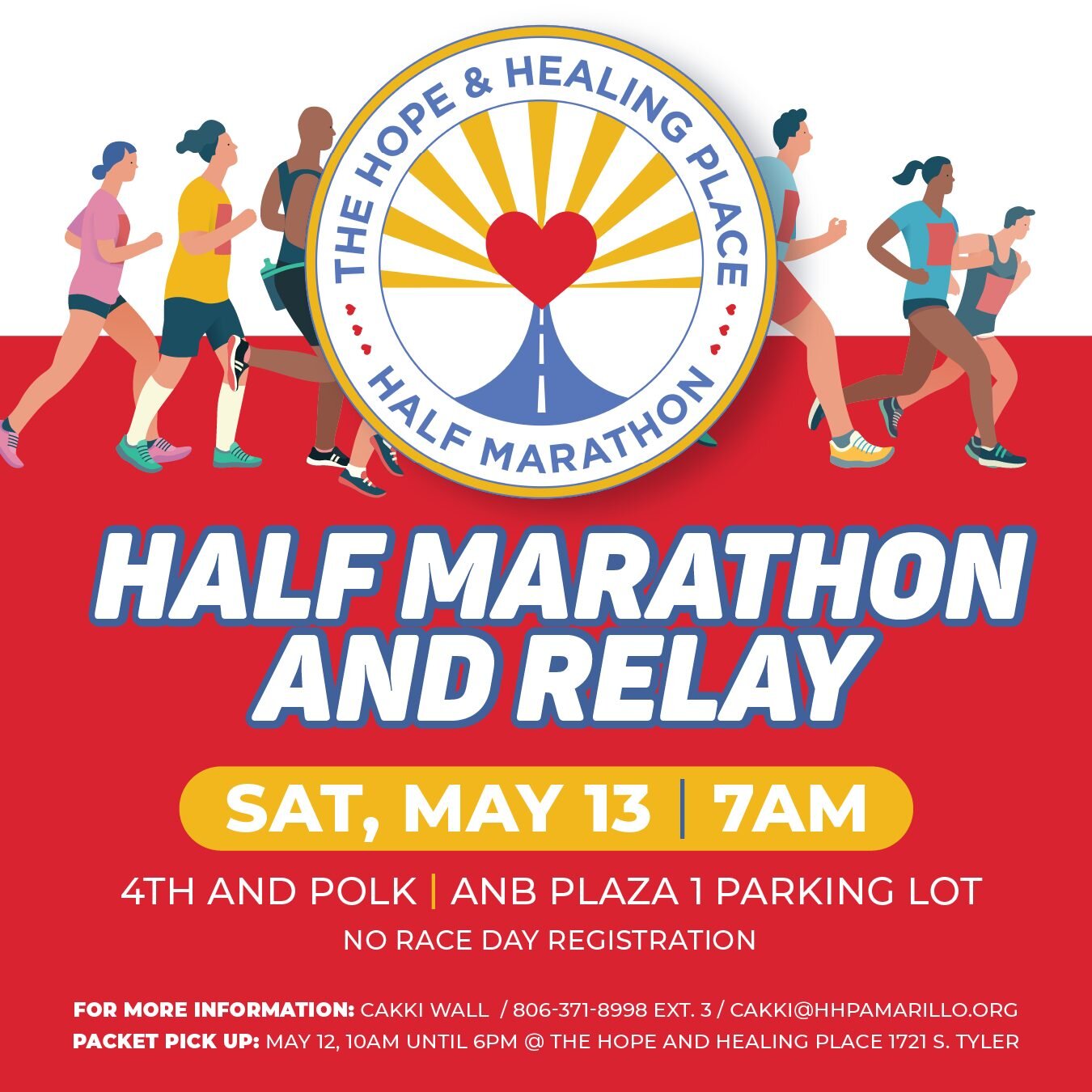 Are you ready to run the distance to help others on their healing journey? ❤️👟

Join us for The Hope &amp; Healing Place  𝟙𝟜𝕥𝕙 𝕒𝕟𝕟𝕦𝕒𝕝 𝟙𝟛.𝟙 𝕙𝕒𝕝𝕗 𝕞𝕒𝕣𝕒𝕥𝕙𝕠𝕟 𝕒𝕟𝕕 𝕣𝕖𝕝𝕒𝕪 on Saturday, May 13th! NEXT WEEK!! Enjoy a scenic rou