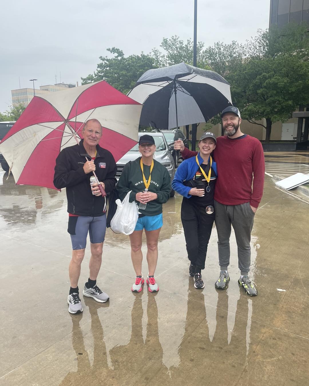 Despite the rain we had a blast hosting The Hope &amp; Healing Place Half Marathon! These runners ran with heart, even though weather didn&rsquo;t permit a fun send off. 

We had groups running in memory of a dear friend, and taking up his running bu