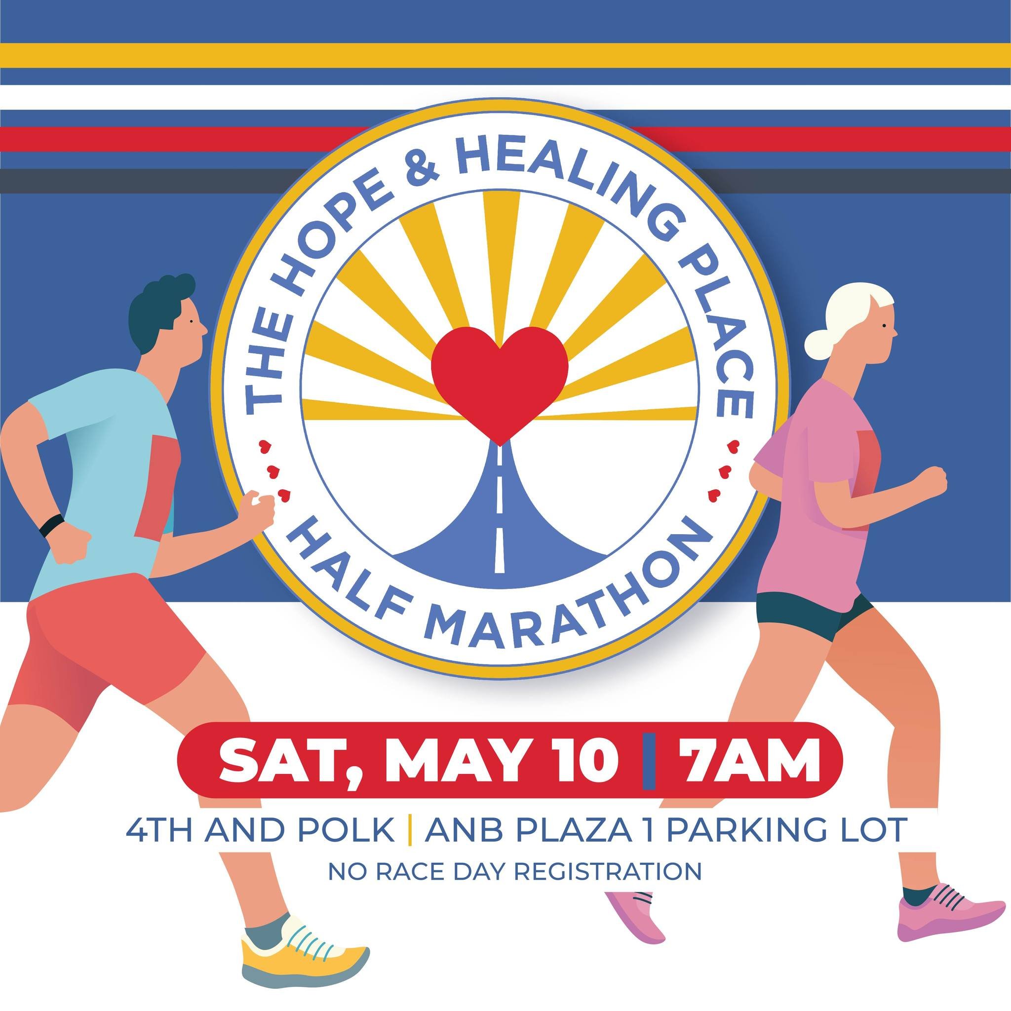 𝐋𝐚𝐬𝐭 𝐜𝐚𝐥𝐥, 𝐫𝐮𝐧𝐧𝐞𝐫𝐬 - 𝐭𝐨𝐦𝐨𝐫𝐫𝐨𝐰 𝐢𝐬 𝐫𝐚𝐜𝐞 𝐝𝐚𝐲! 

Today is the final day to register AND pick up your race packet for the 16th Annual Hope &amp; Healing Half Marathon &amp; Relay.

Register here:  bit.ly/HHPHalfMarathonRegi