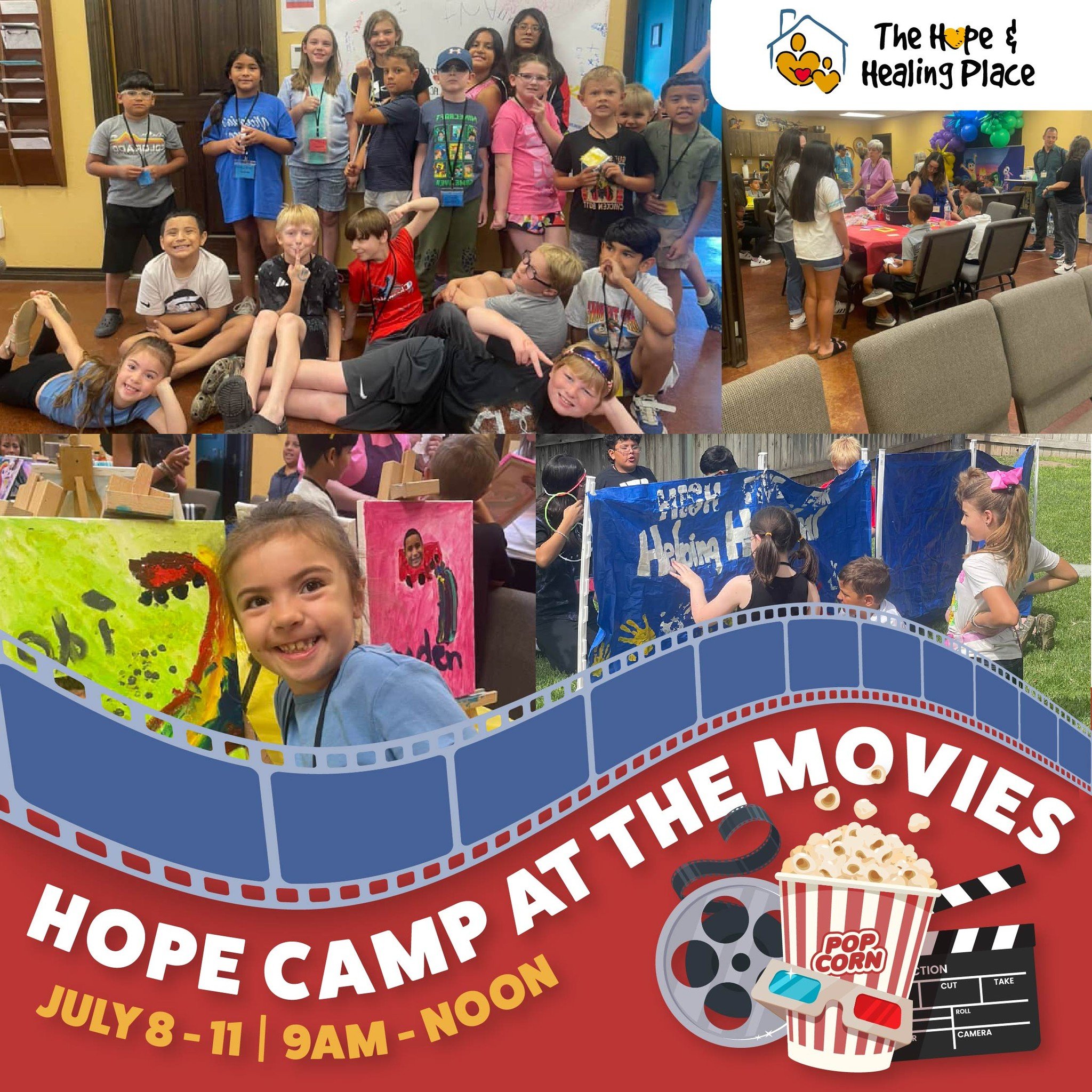 Hope Camp is a place where kids navigating grief find room to heal.

If your child has experienced the death of someone significant, we want to offer them something gentle and good&mdash;a few mornings this summer to be creative, be with others who u