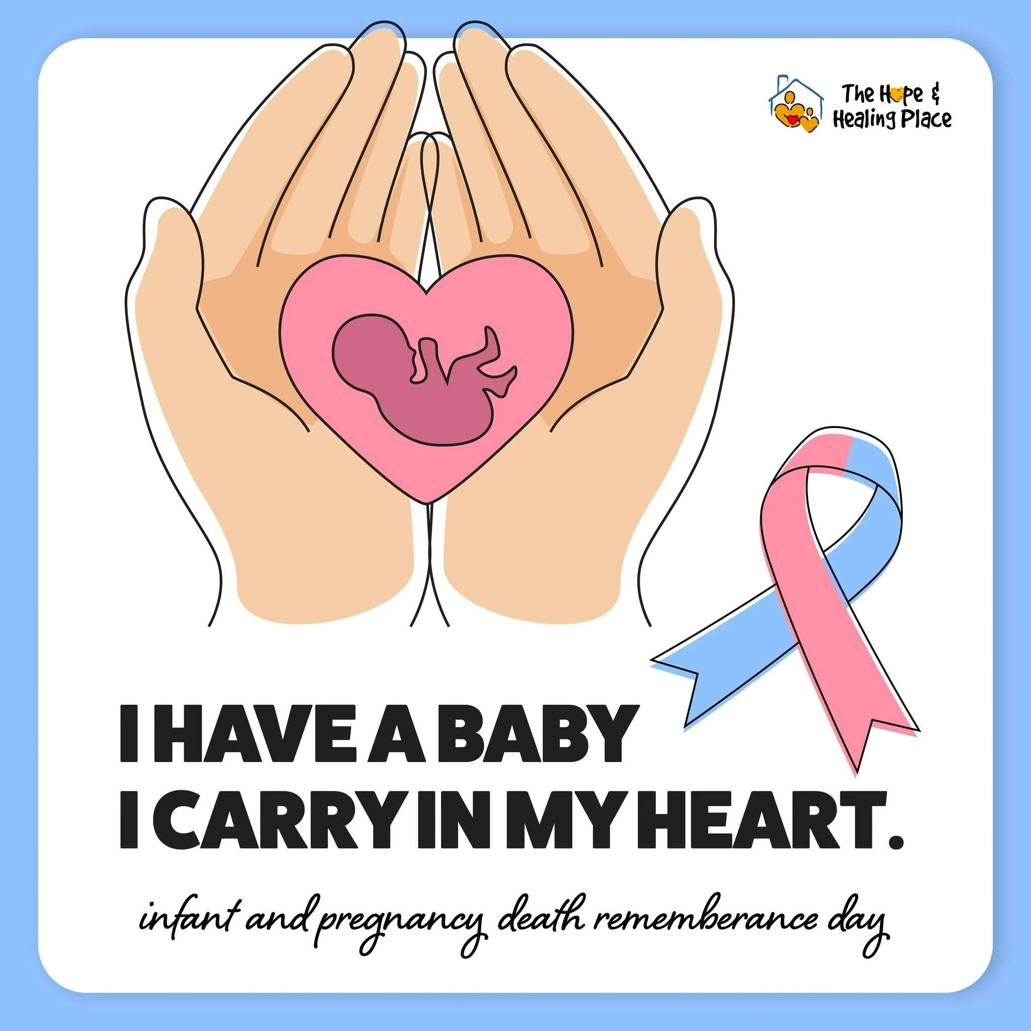 Your baby's life is precious, no matter how briefly they were here. 
For Infant and Pregnancy Loss Remembrance Day, we want you to know that we see you and we're here for you. Even if it feels like no one else sees or remembers your child, we want t