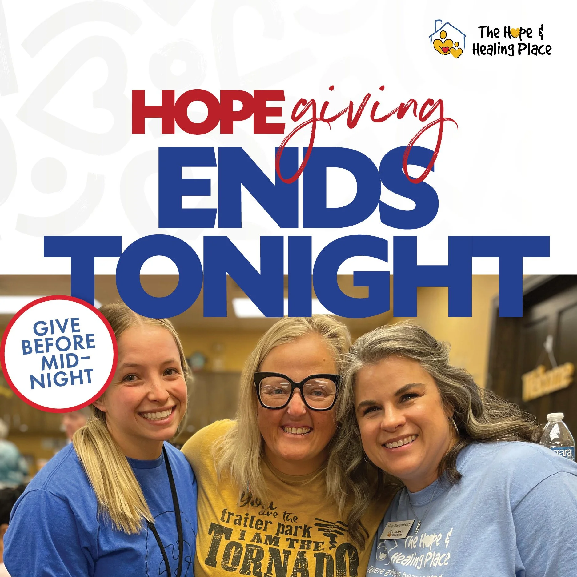 It&rsquo;s the last day of HopeGiving.

To those who have already given, thank you. You&rsquo;re pouring hope into the lives of families grieving across our community.

Because of your generosity, families facing the death of a loved one find free su