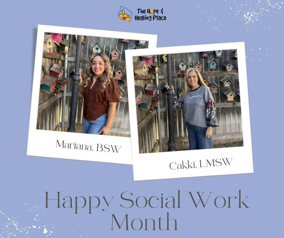 Happy Social Work Month! 💛💙❤️
This month we celebrate the compassion, dedication, and impact of social workers everywhere. We&rsquo;re especially grateful for our staff,  Cakki and Mariana, who use their social work training to support healing, hop