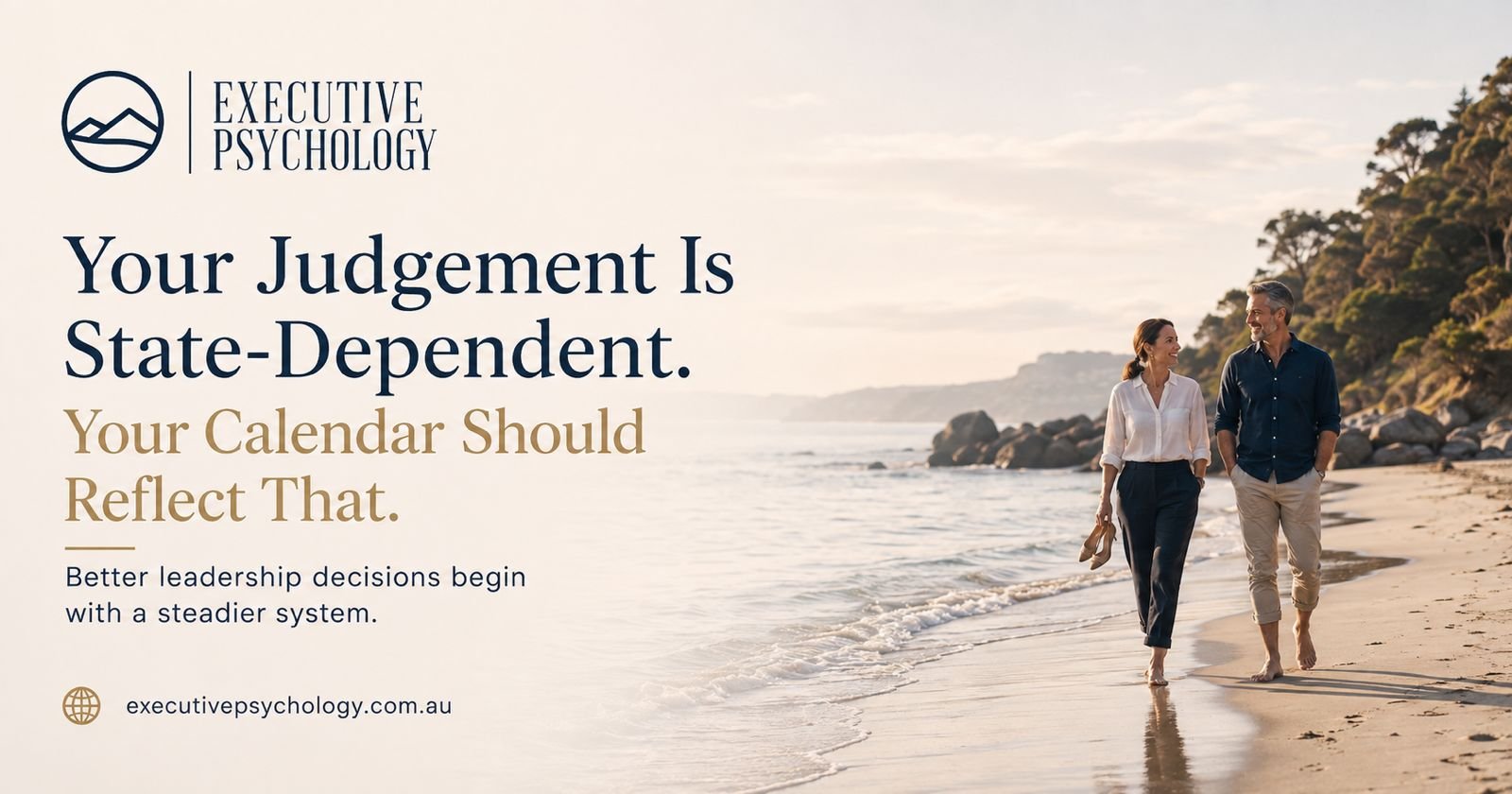 Your Judgement Is State-Dependent. Your Calendar Should Reflect That.