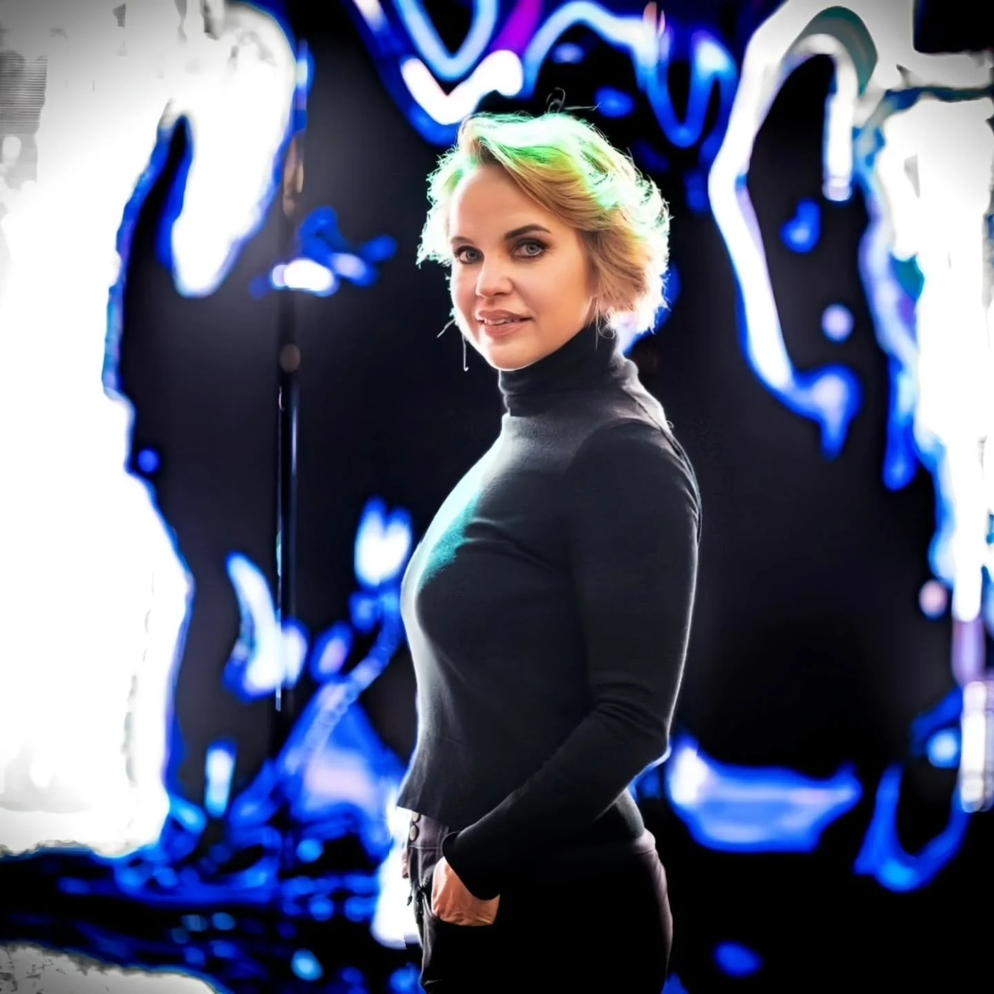 Opening today at @lumierefestival !

POINT OF (NO) RETURN is an interactive installation where your presence melts luminous ice into water. Step back, and the ice refreezes. Keep engaging, and the flow spirals out of your control into a dark storm&md