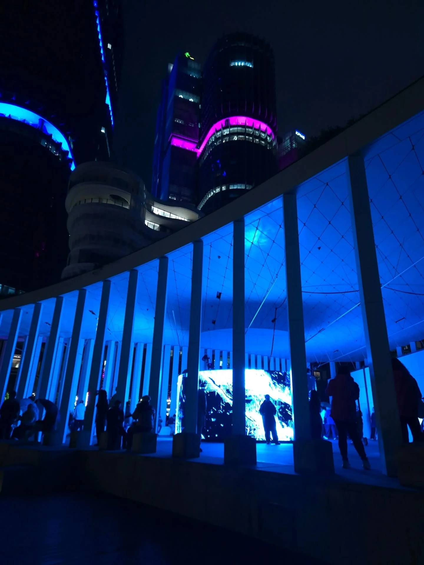 POINT OF (NO) RETURN at @vividsydney 💙

Sometimes an artwork finds a place where everything simply aligns.
The architecture and waterside setting of Pier Pavilion at Barangaroo is a perfect match for POINT OF (NO) RETURN &mdash; enhancing the essenc