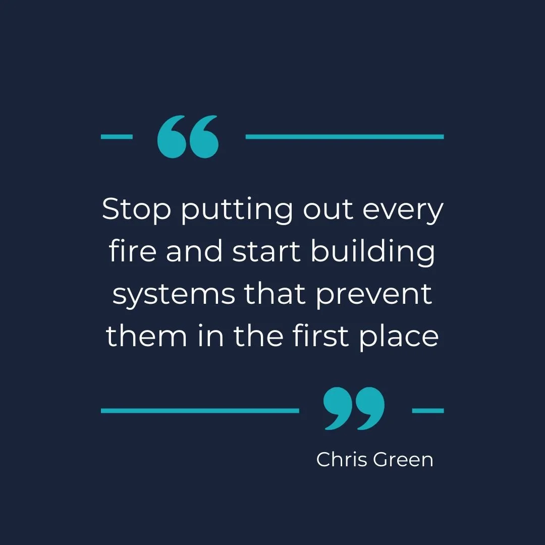 The issue isn’t effort - it’s systems…