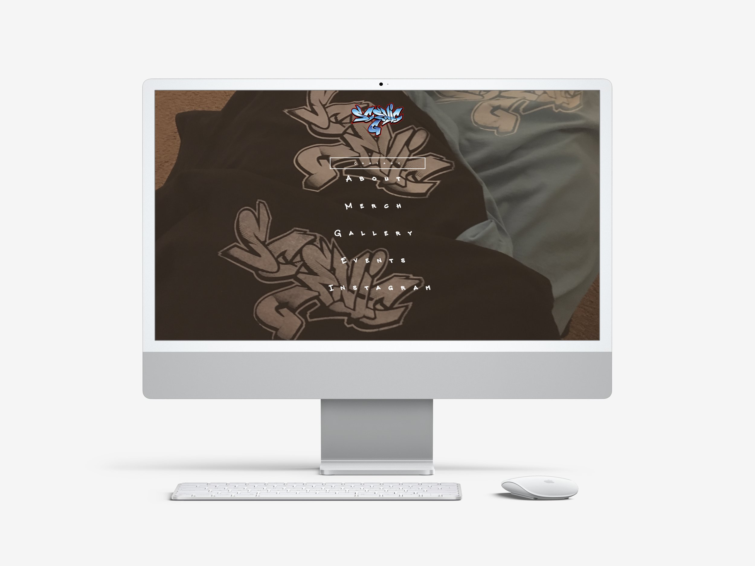 Former homepage (after entry landing page)