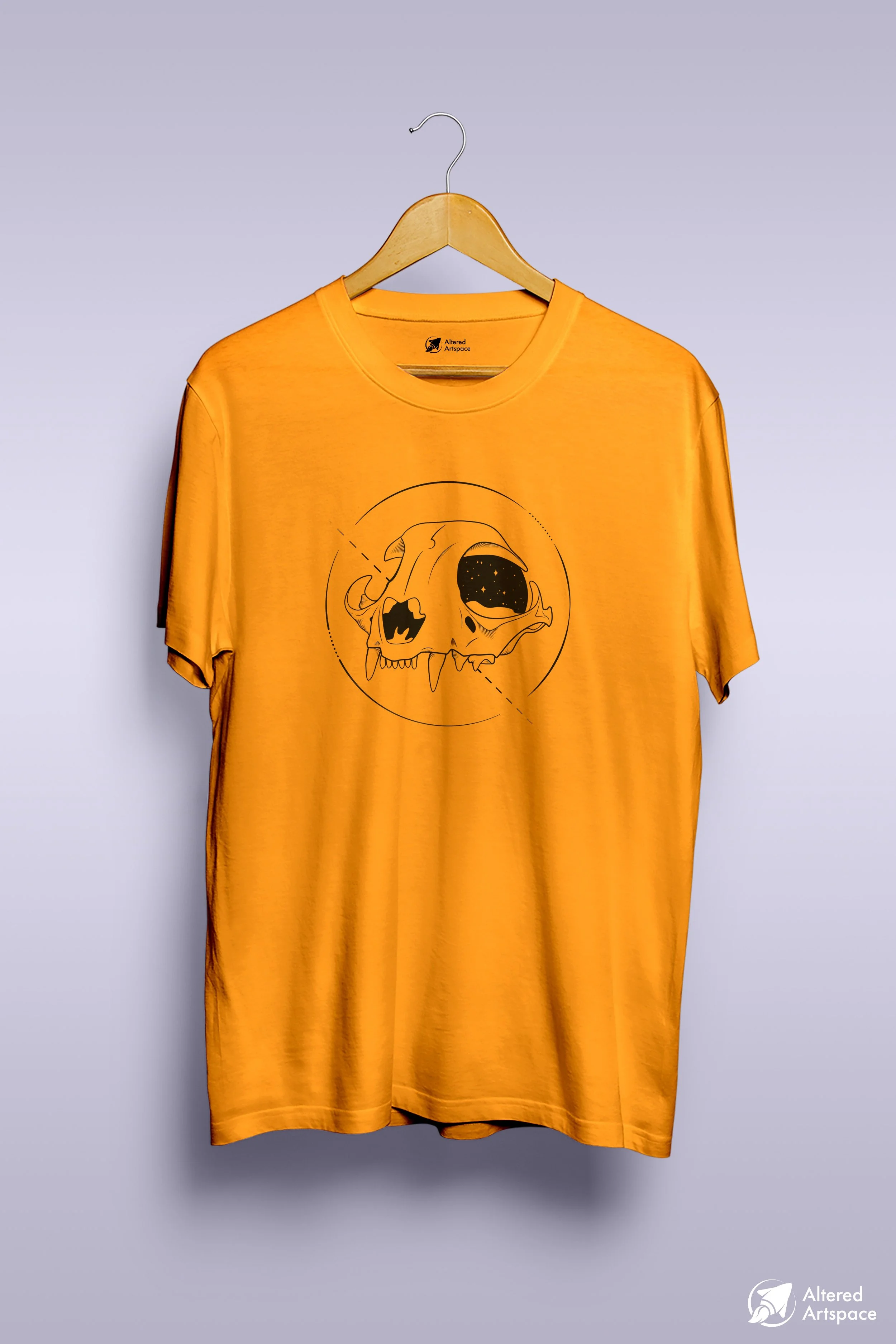 Yellow-Cat Skull-T-Shirt Mock-Up Front.jpg