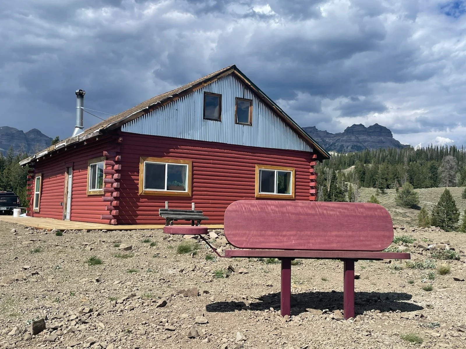 Peltogyne Bench