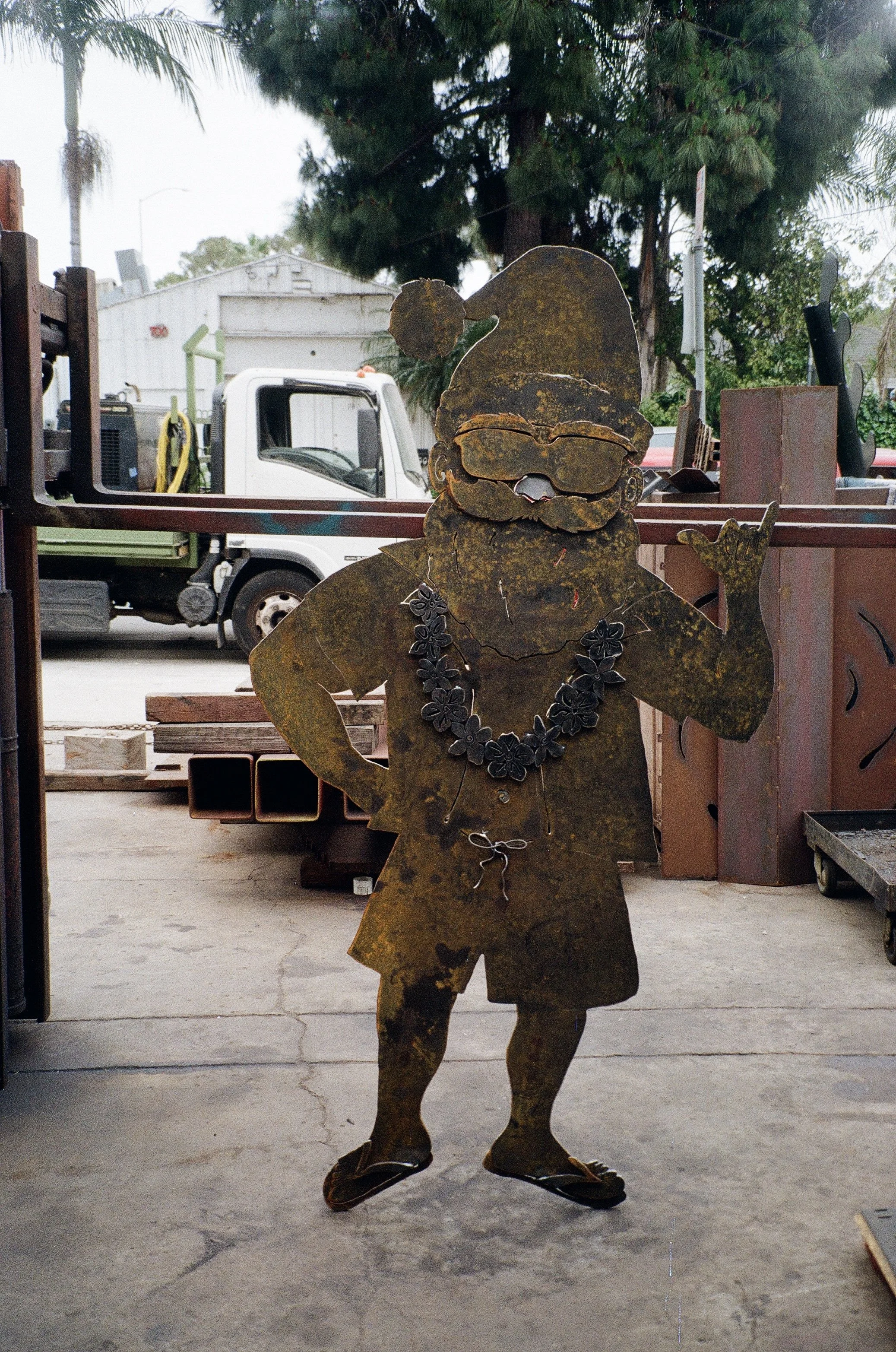 Surfing Santa