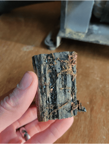 GIF of making wooden Porcini