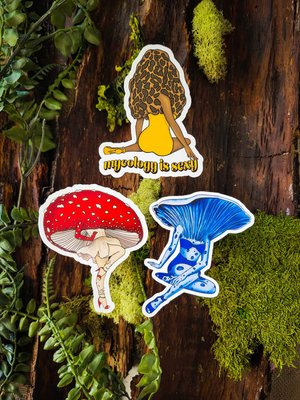 stickers sexy women-mushrooms