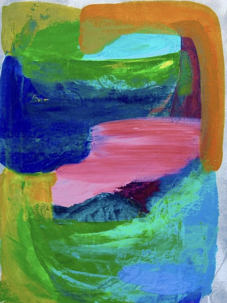 Shadowy Mortal 32.5 cm x 43 cm Acrylic