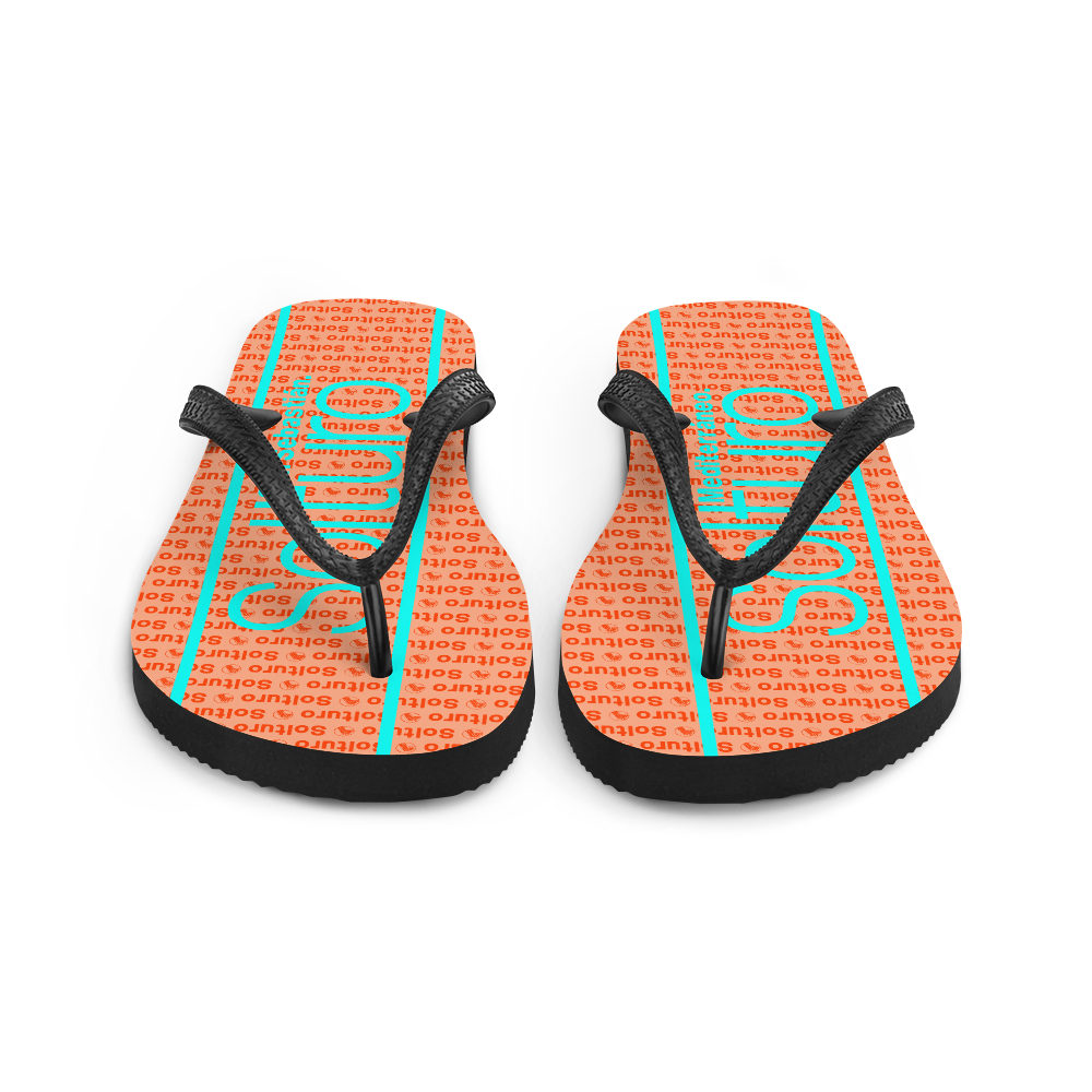 San Sebastian Motif Flip Flop | |