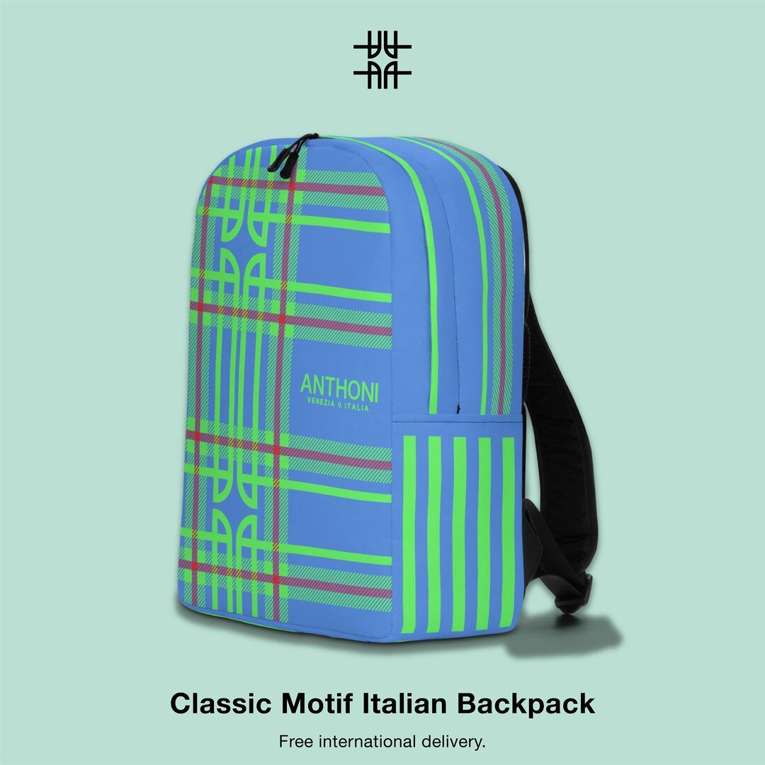 Classic Motif Italian Backpack

This classic mens vintage backpack features a weighty all-over print. This has a large inside pocket for additional storage and a hidden pocket with zipper on the back of the bag. Produced from quality 100% polyester. 