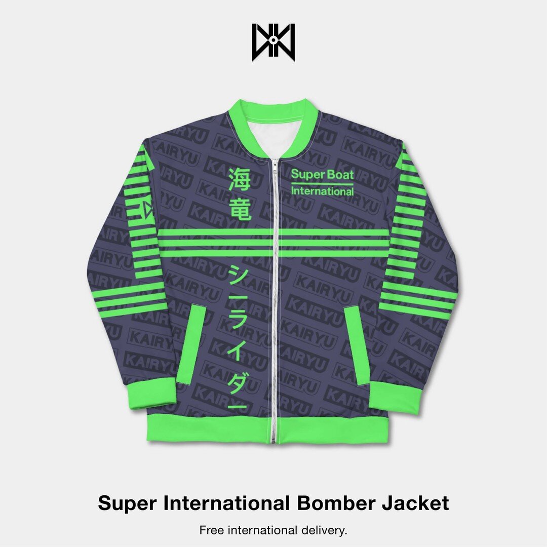 Super International Bomber Jacket

This classic unisex Japanese maritime bomber jacket features a slender all-over print with an underlaying design and overlaying branding. This has a quality brushed fleece fabric. Produced from quality 100% polyeste