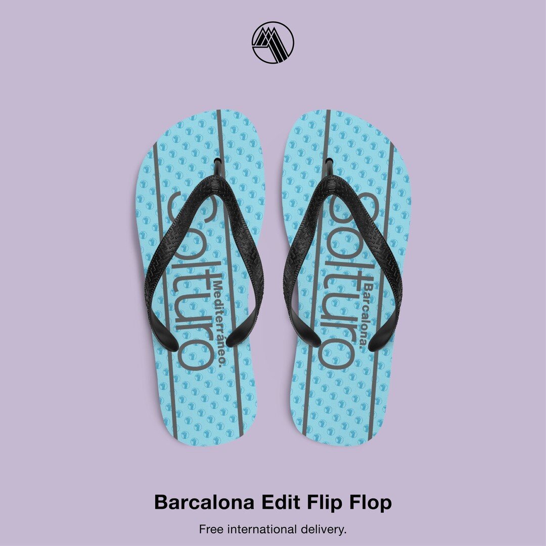 Barcalona Edit Flip Flop

This classic unisex Mediterraneo flip flop features a weighty all-over print with an underlaying design and overlaying branding. This has a comfortable rubber Y strap. Produced from quality 100% polyester fabric lining &amp;