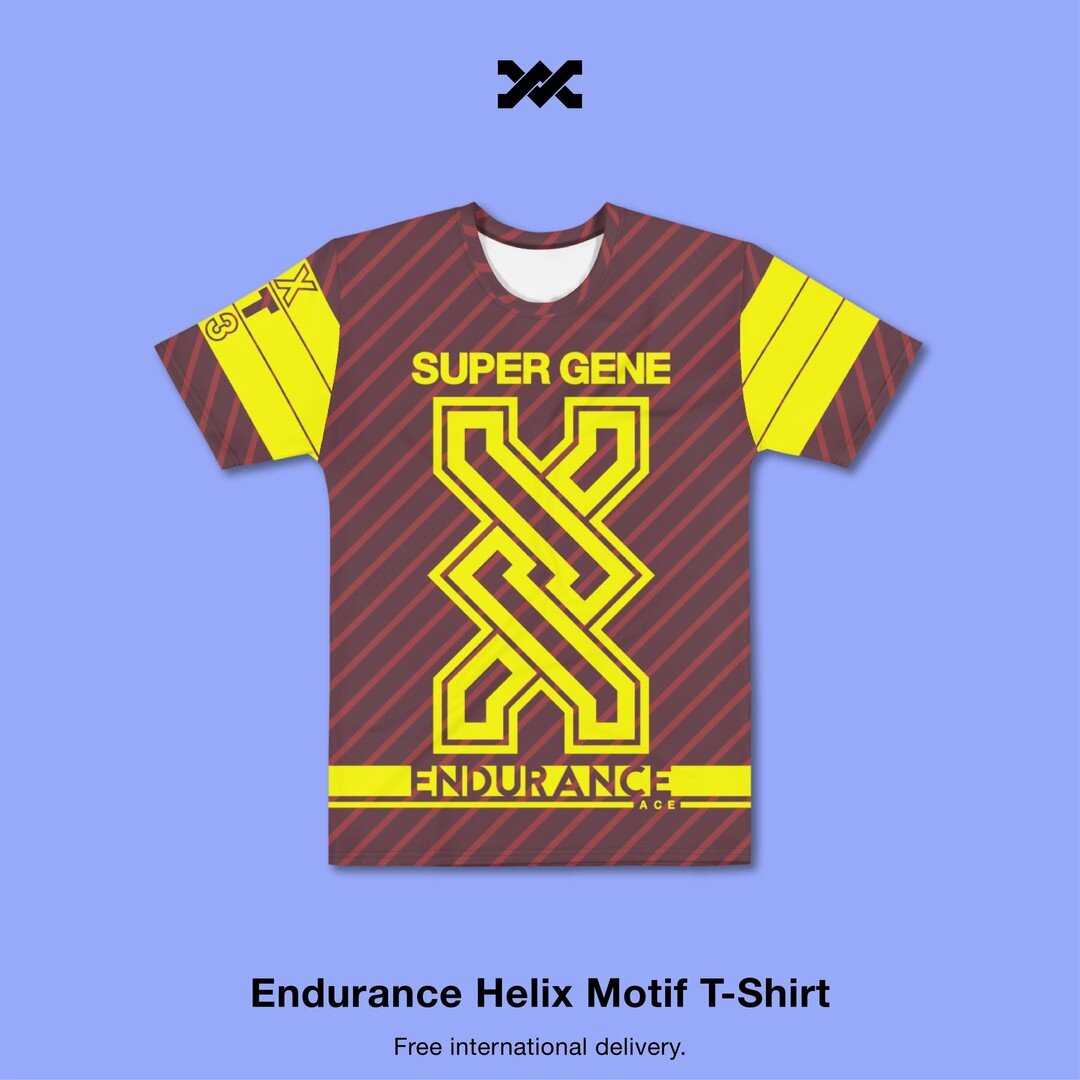 Endurance Helix Motif T-Shirt

This classic mens 'Super Human' shy maroon t-shirt features a weighty overlaying print on the front, with an underlaying all-over garment motif design. This has a premium knit mid-weight jersey. Produced from quality 95