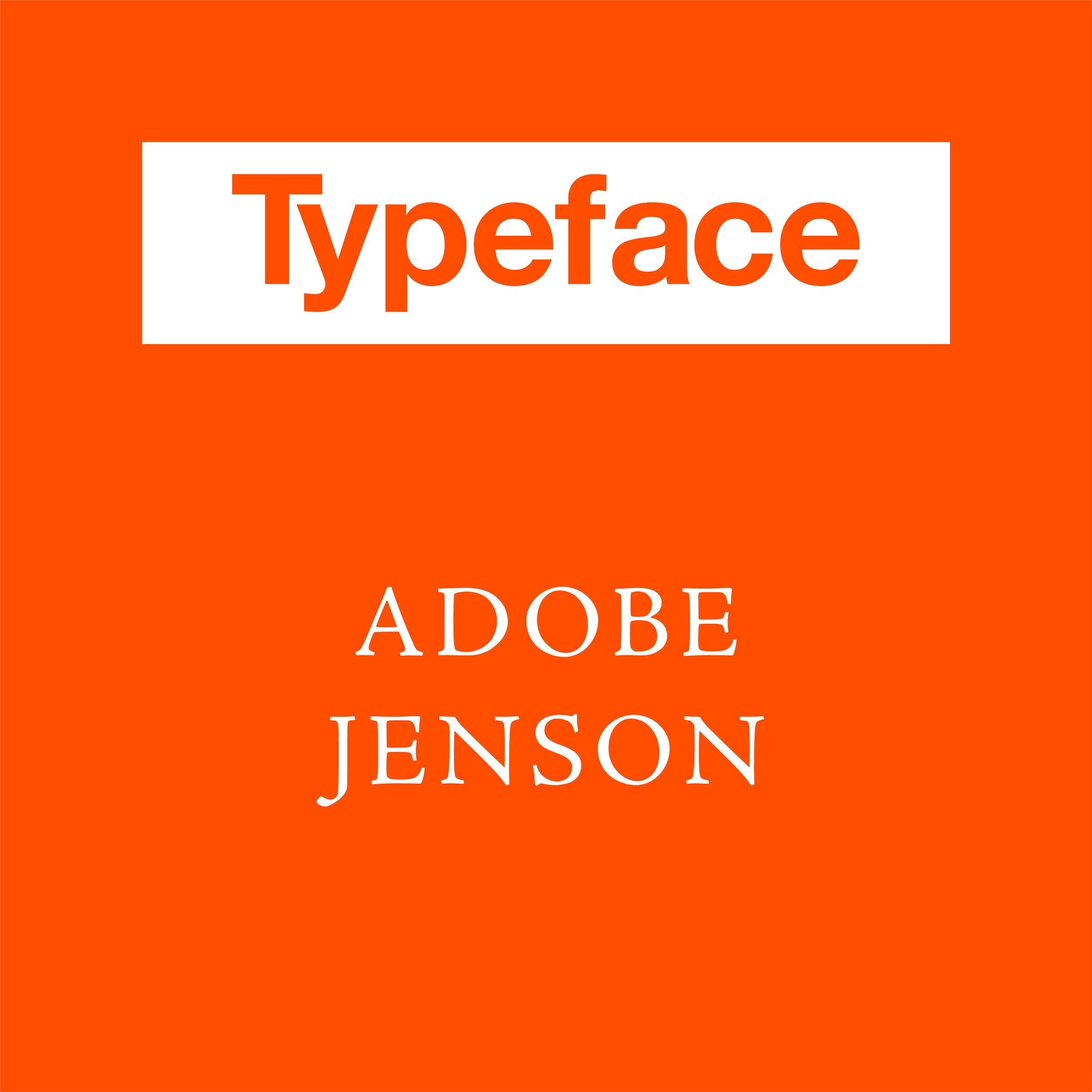 Adobe Jenson font