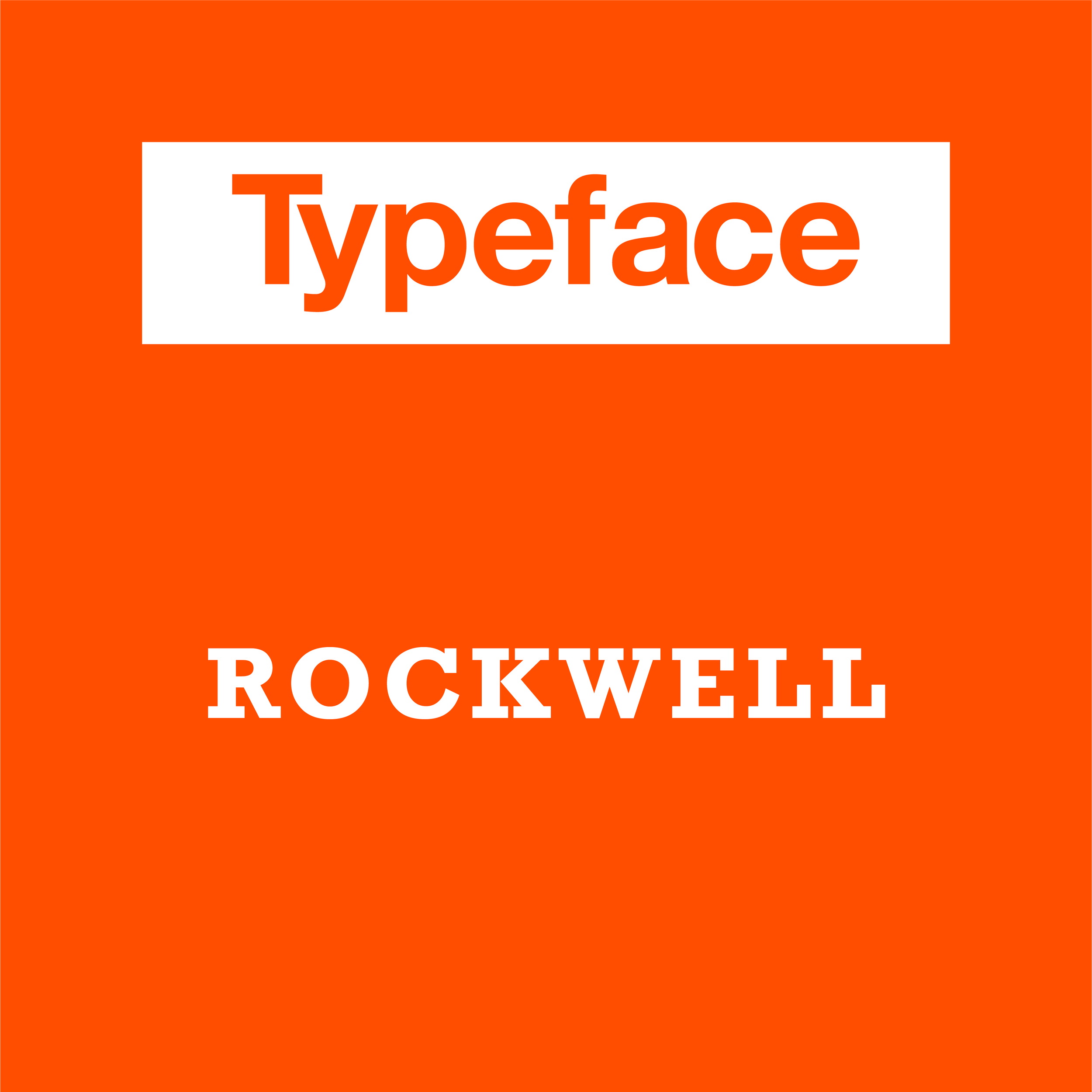 Rockwell font
