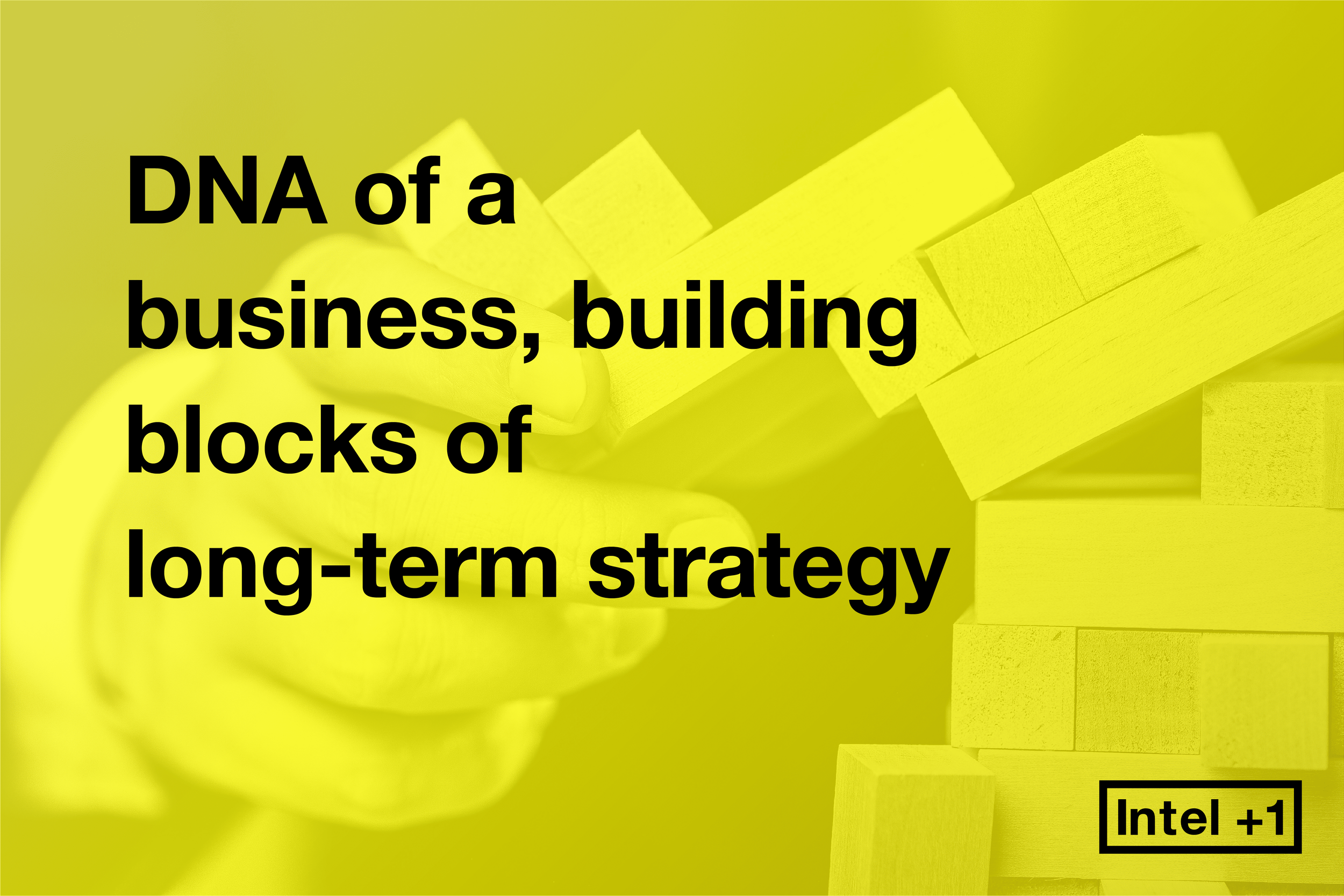 DNA of a business, building blocks of long-term strategy