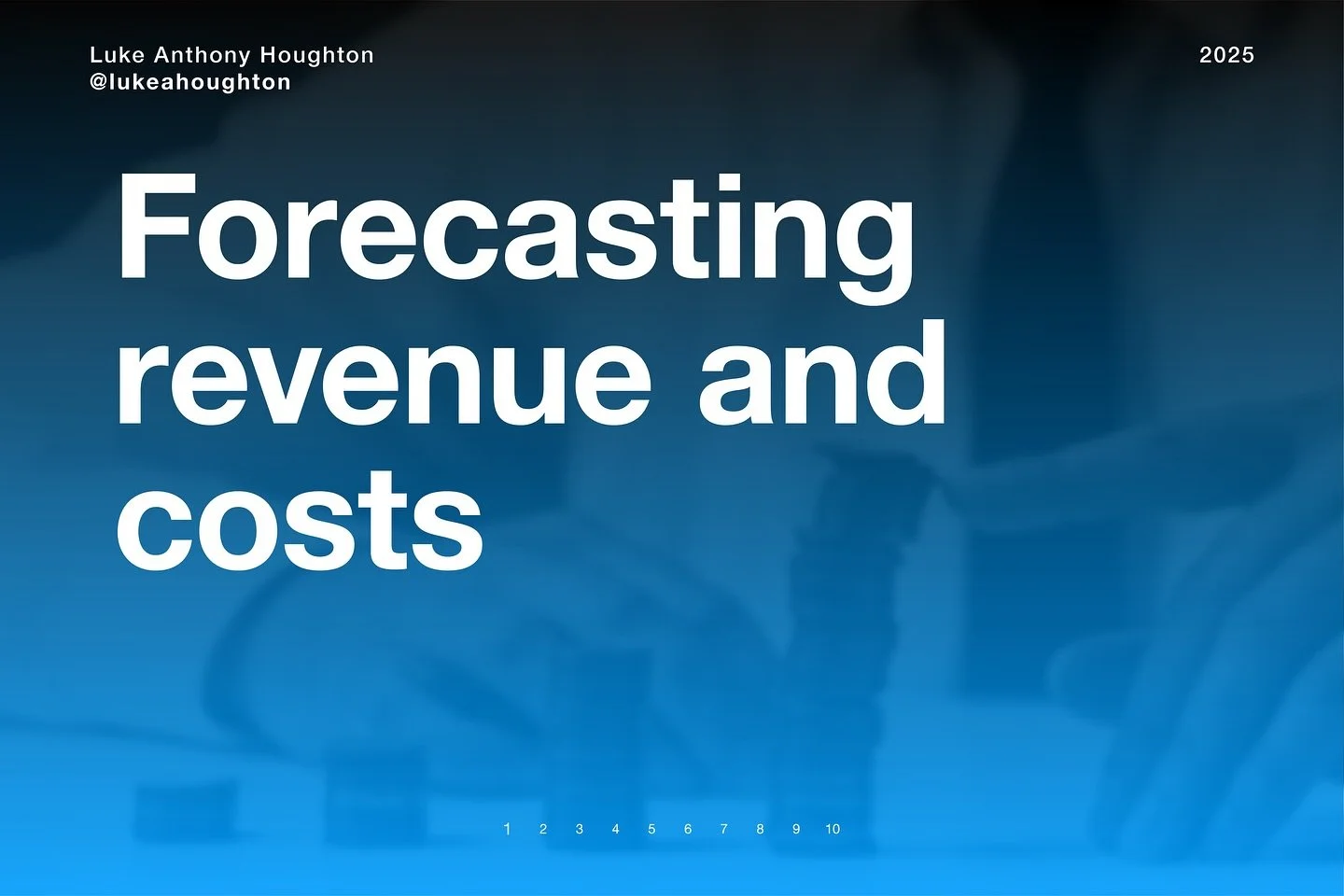 In today&rsquo;s dynamic business environment, accurate revenue forecasting is crucial for sustainable growth. 

Here are key steps to enhance your forecasting process:

1. Revenue forecasting predicts income from past data and trends to guide strate