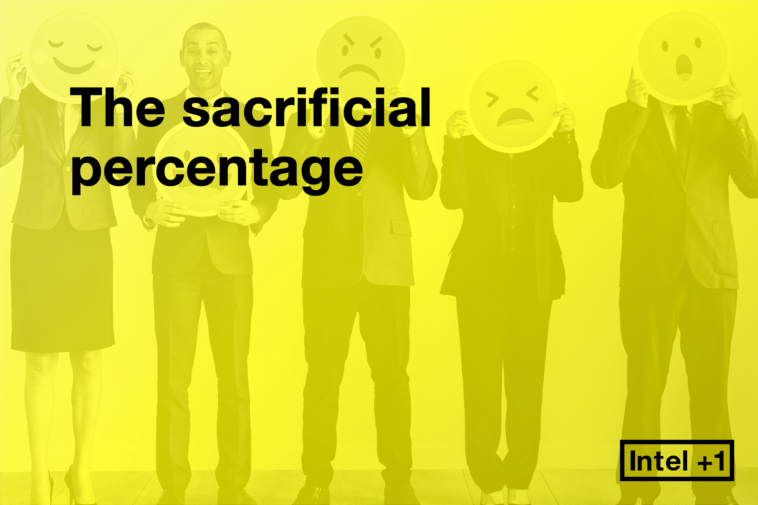 The sacrificial percentage